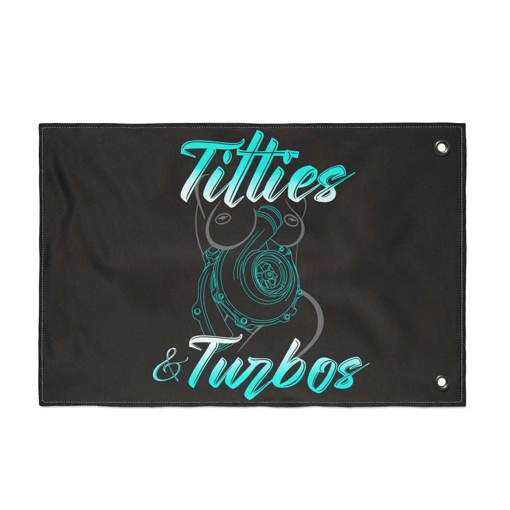 Titties & Turbos Flag (Passenger Side)