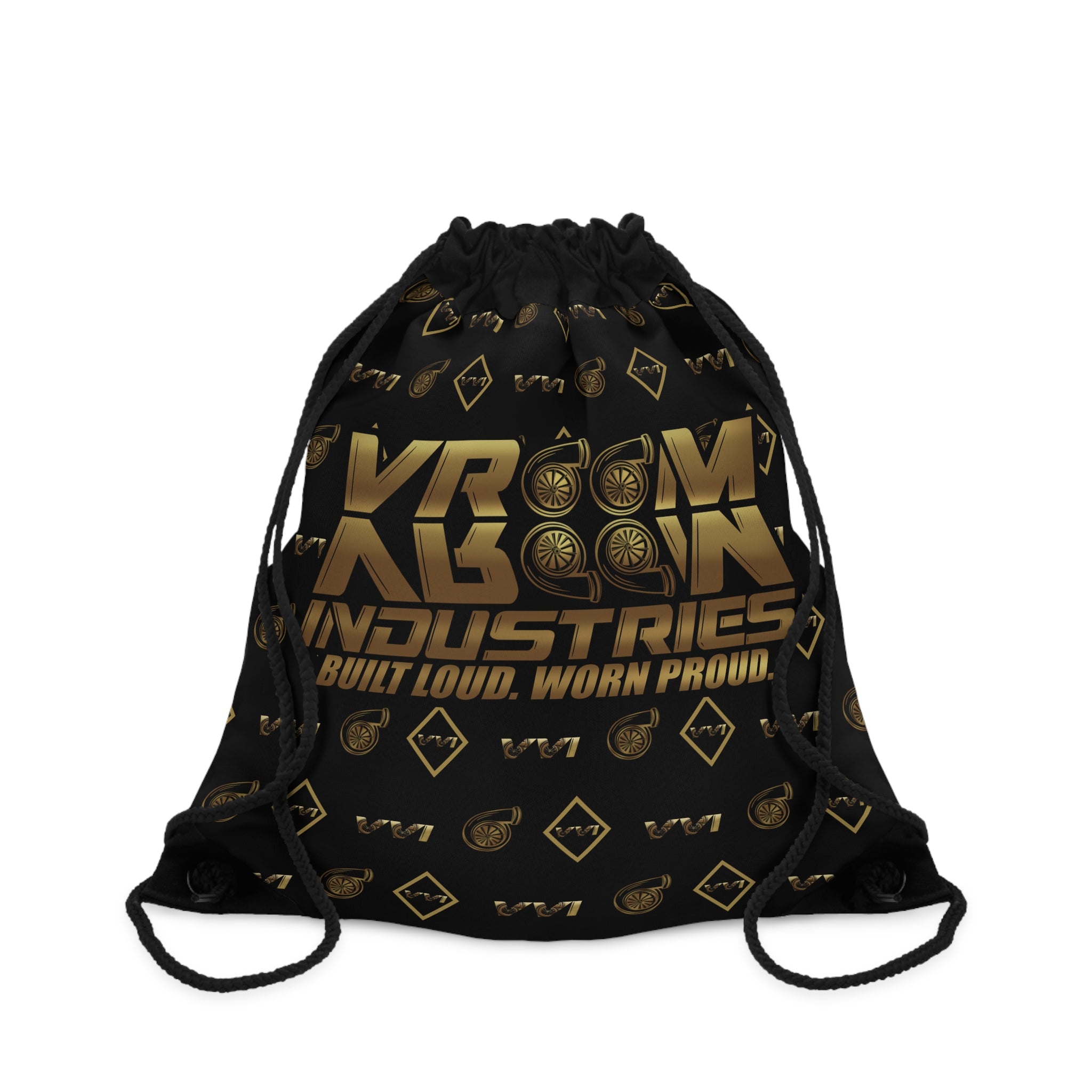Diamonds & Gold • Drawstring Backpack