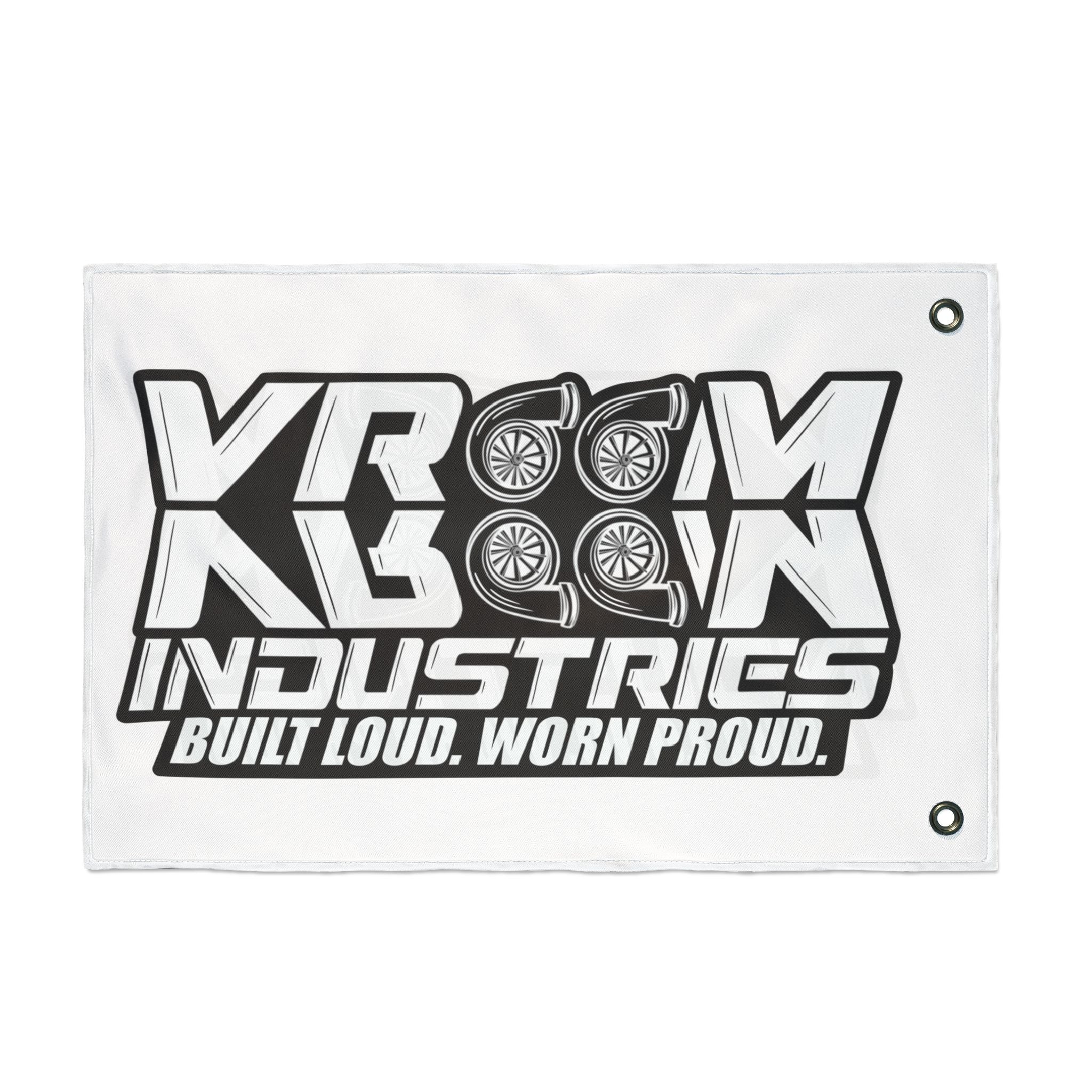 VroomVroom BLWP • Black + White (Same) Flag