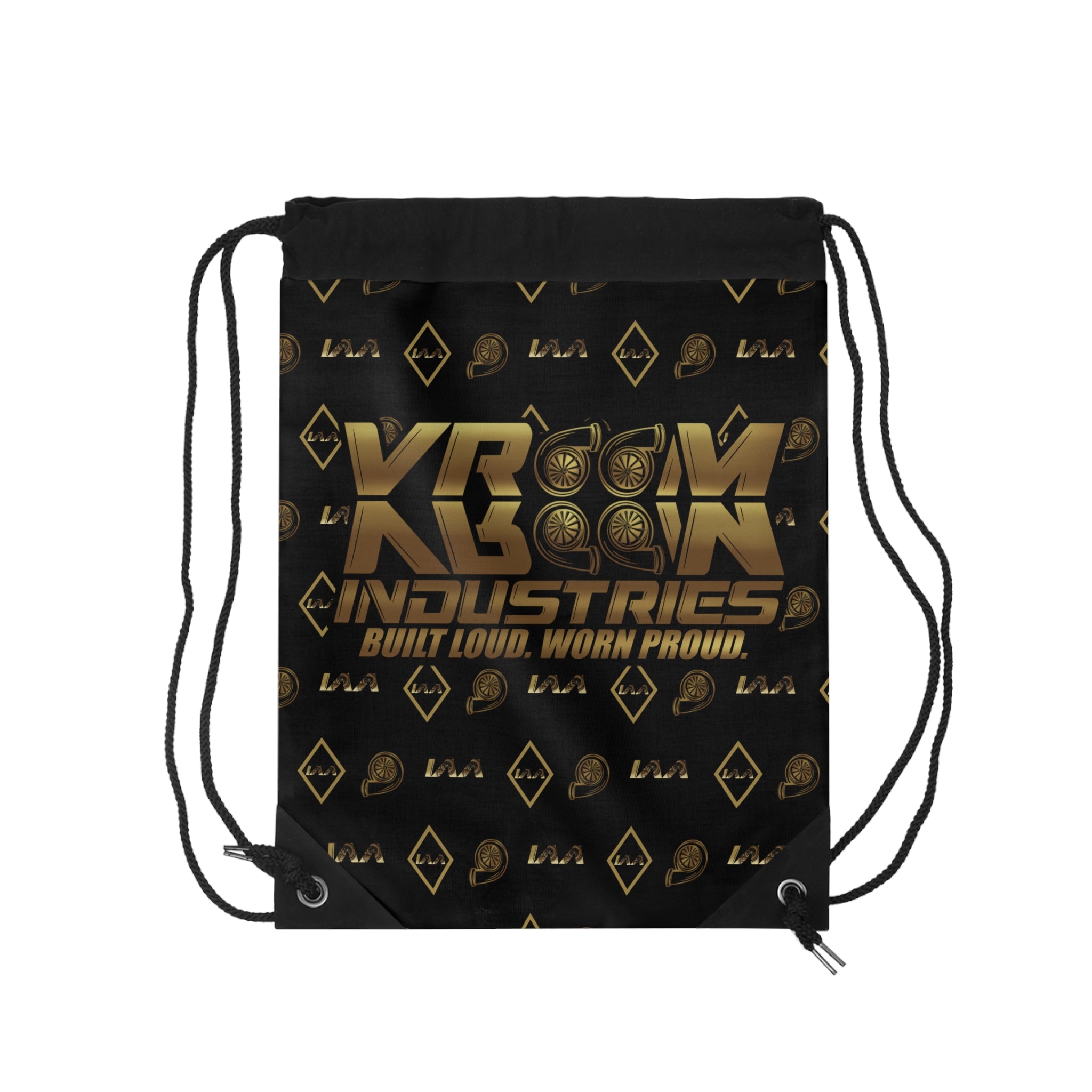 Diamonds & Gold • Drawstring Backpack