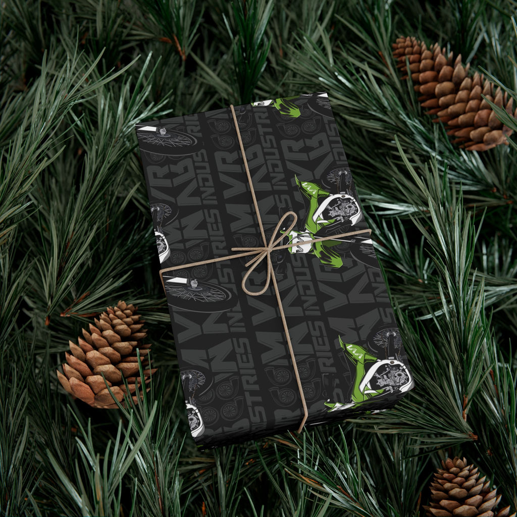 Green Dirtbike • Wrapping Paper