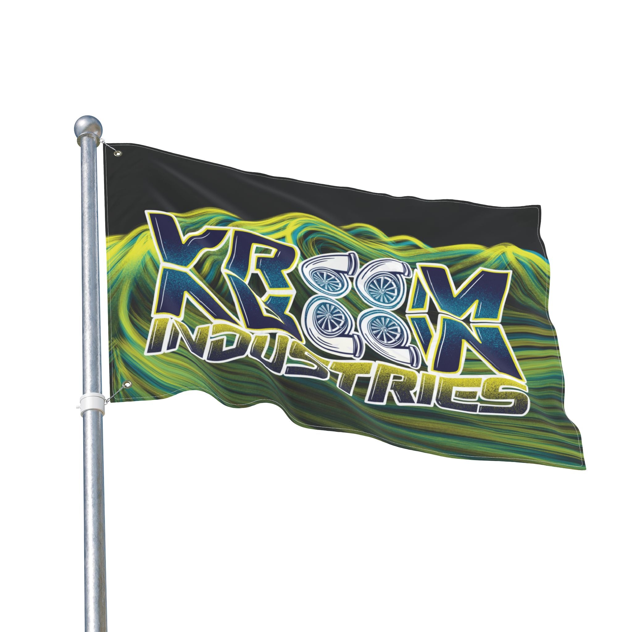 Twisted Crew + VroomVroom (Passenger Side) Flag