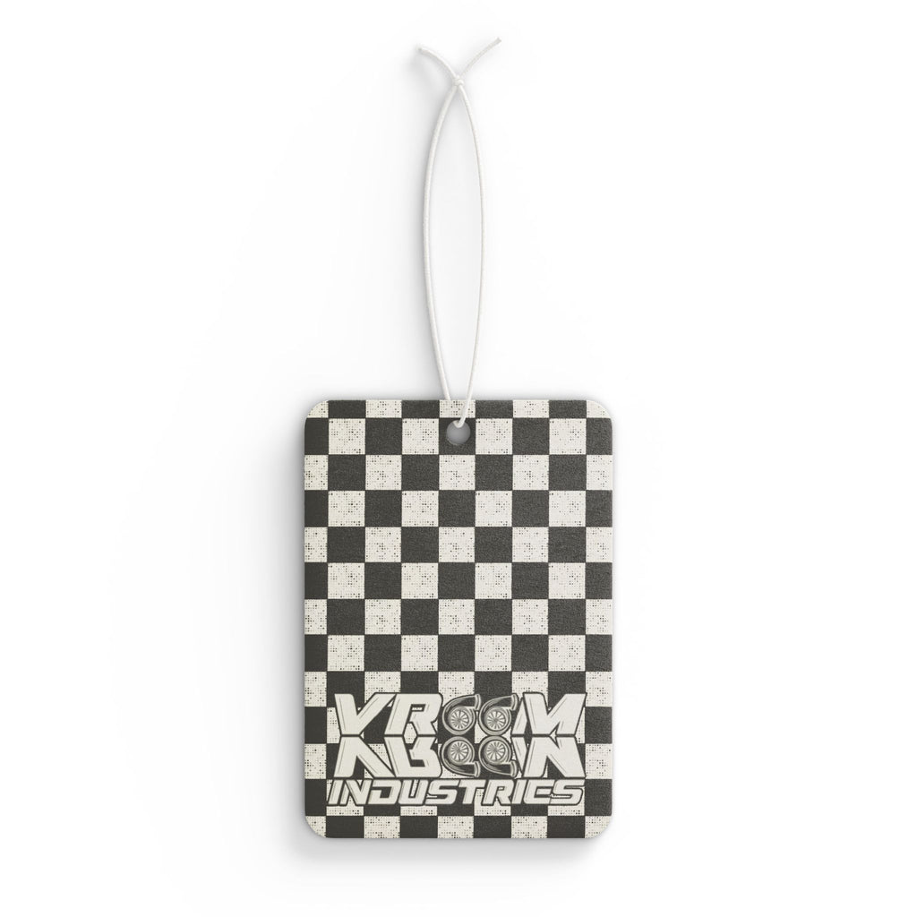 VroomVroom • Black & White Checkered • Air Freshener