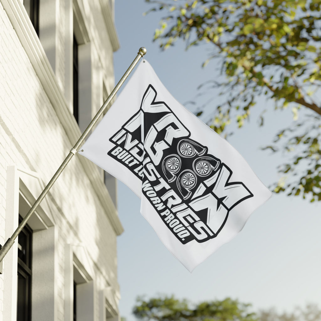 VroomVroom BLWP • Black + White (Same) Flag