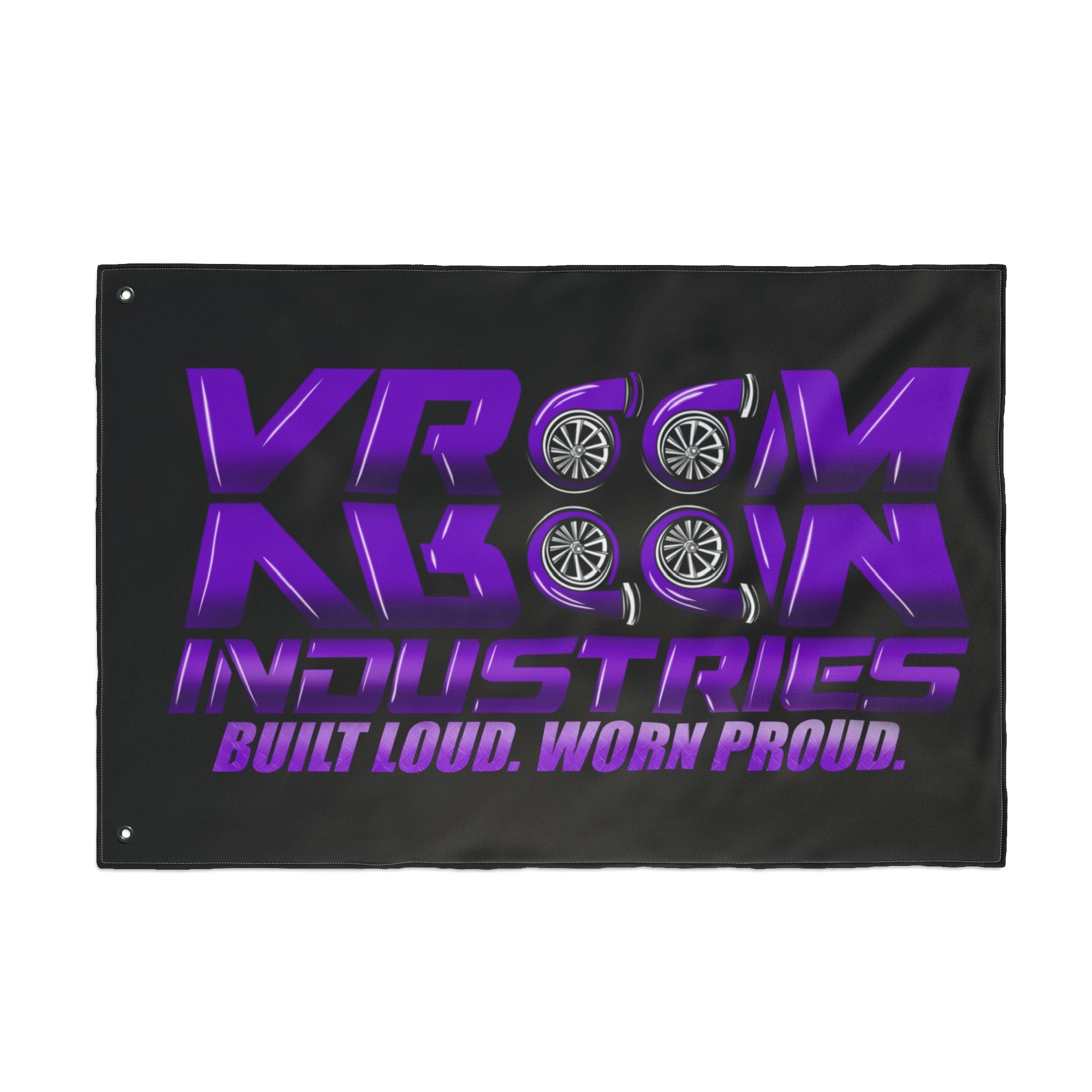 VroomVroom BLWP • Purple + Black (Same) Flag