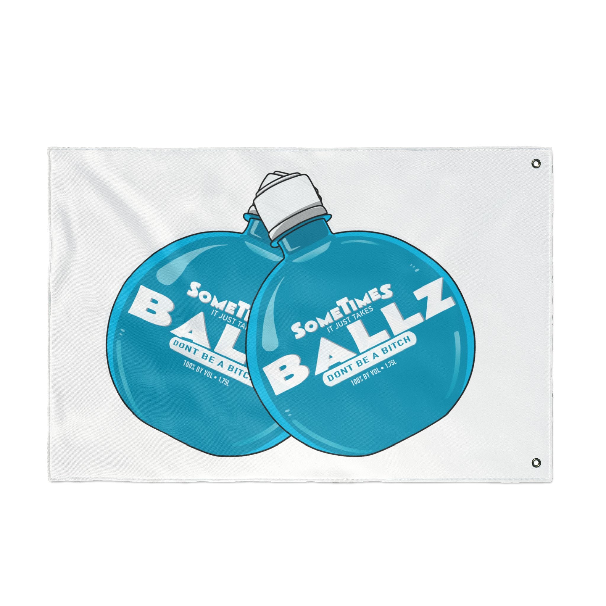 It Just Takes Ballz • White (Same) Flag