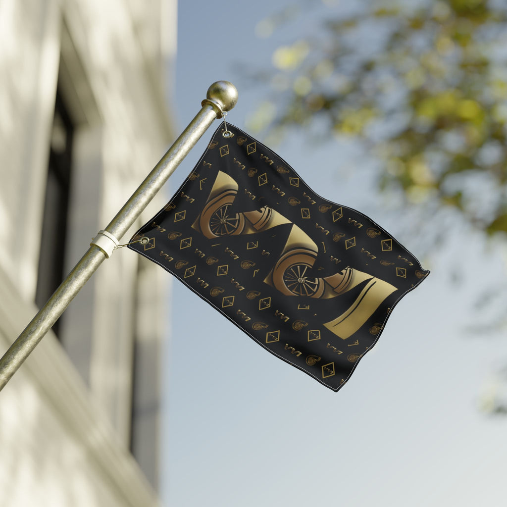 VVI • Diamonds & Gold + Black  (Same) Flag