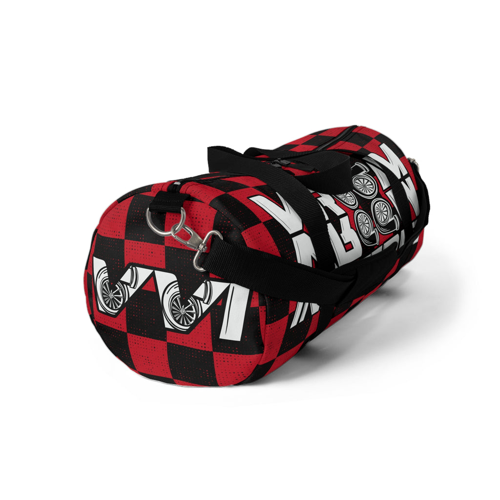 VroomVroom • Red & Black Checkered • Duffle Bag