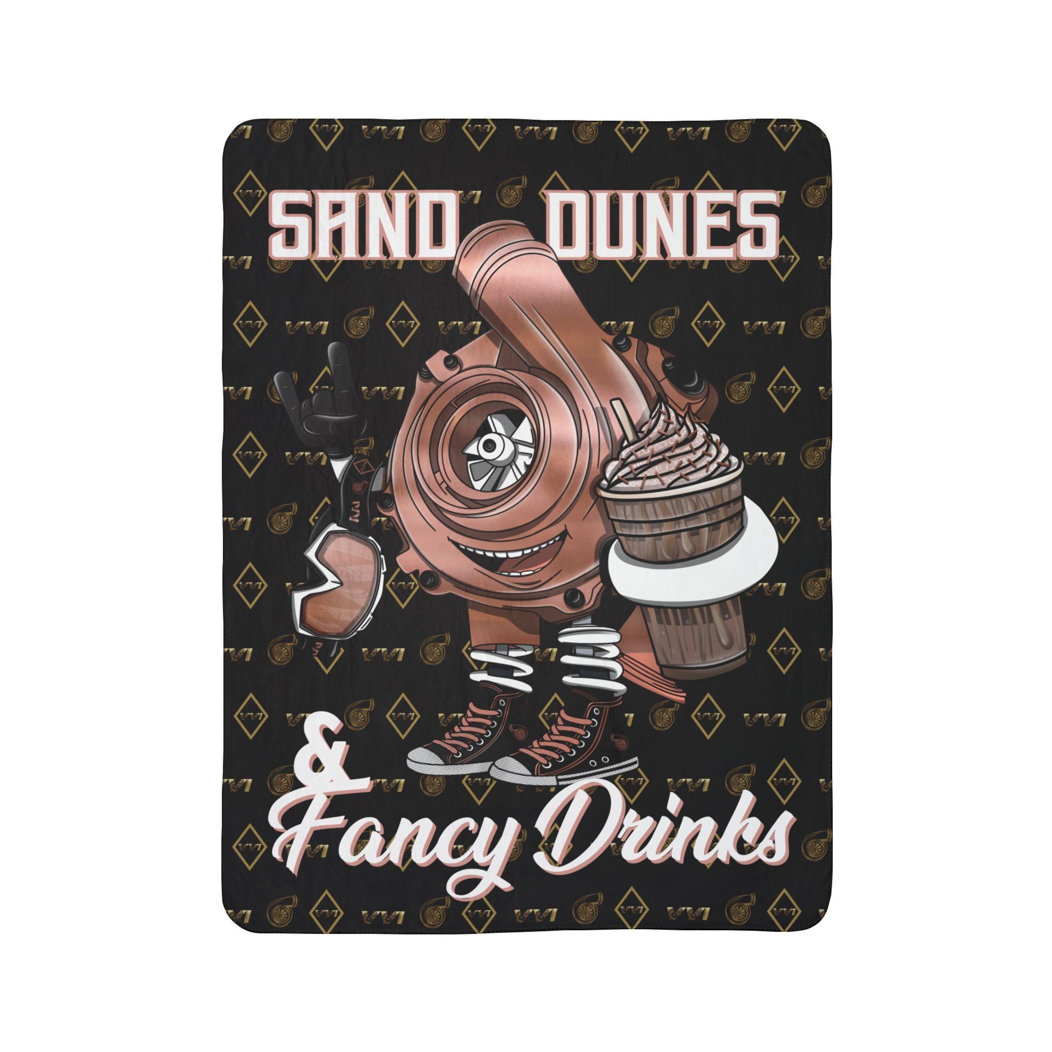 Sand Dunes & Fancy Drinks • Sherpa Blanket