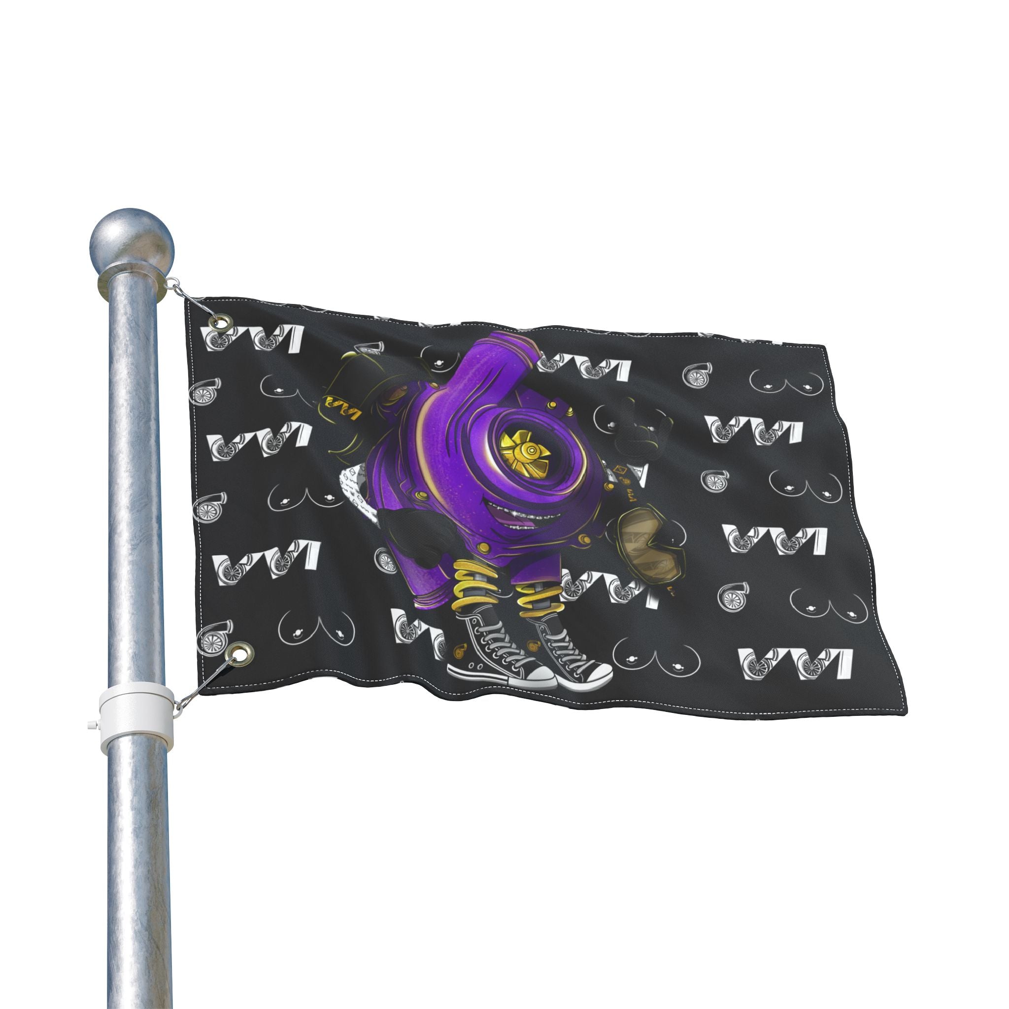 VroomVroom + Purple Vroomie Flag