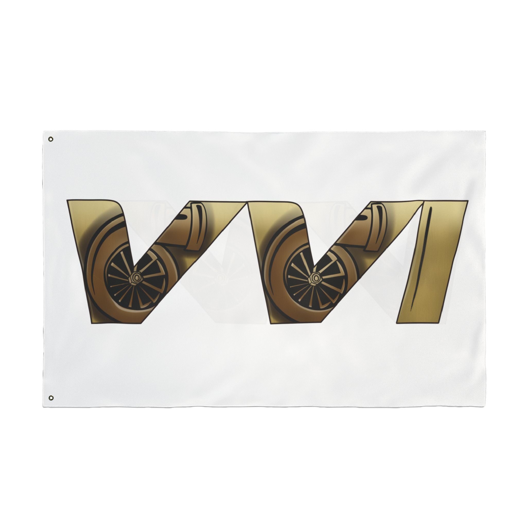 VVI • Gold + White (Same) Flag
