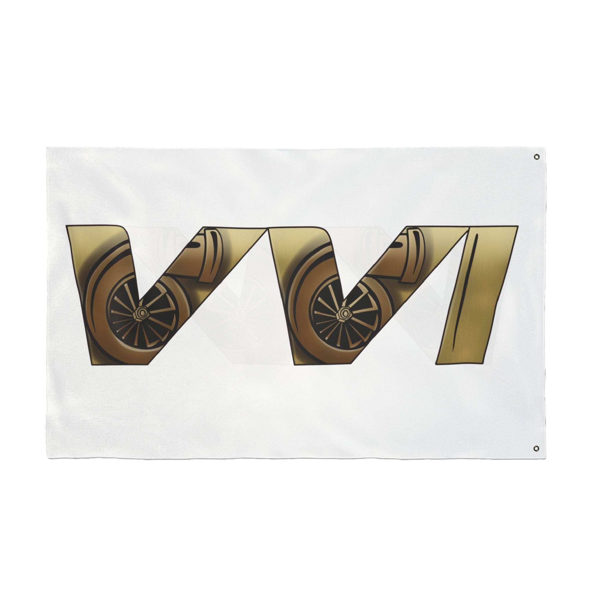 VVI • Gold + White (Same) Flag