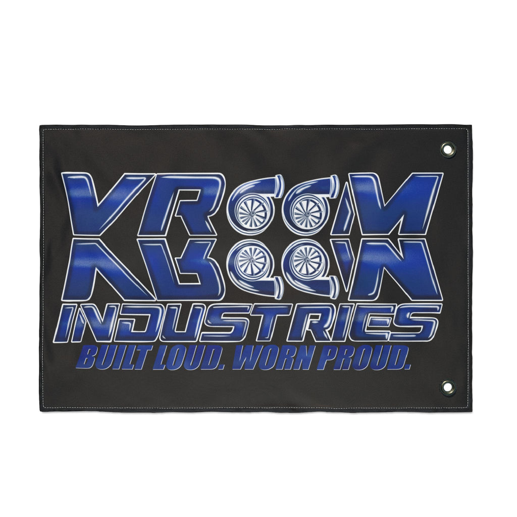 VroomVroom BLWP • Blue + White + Black (Same) Flag