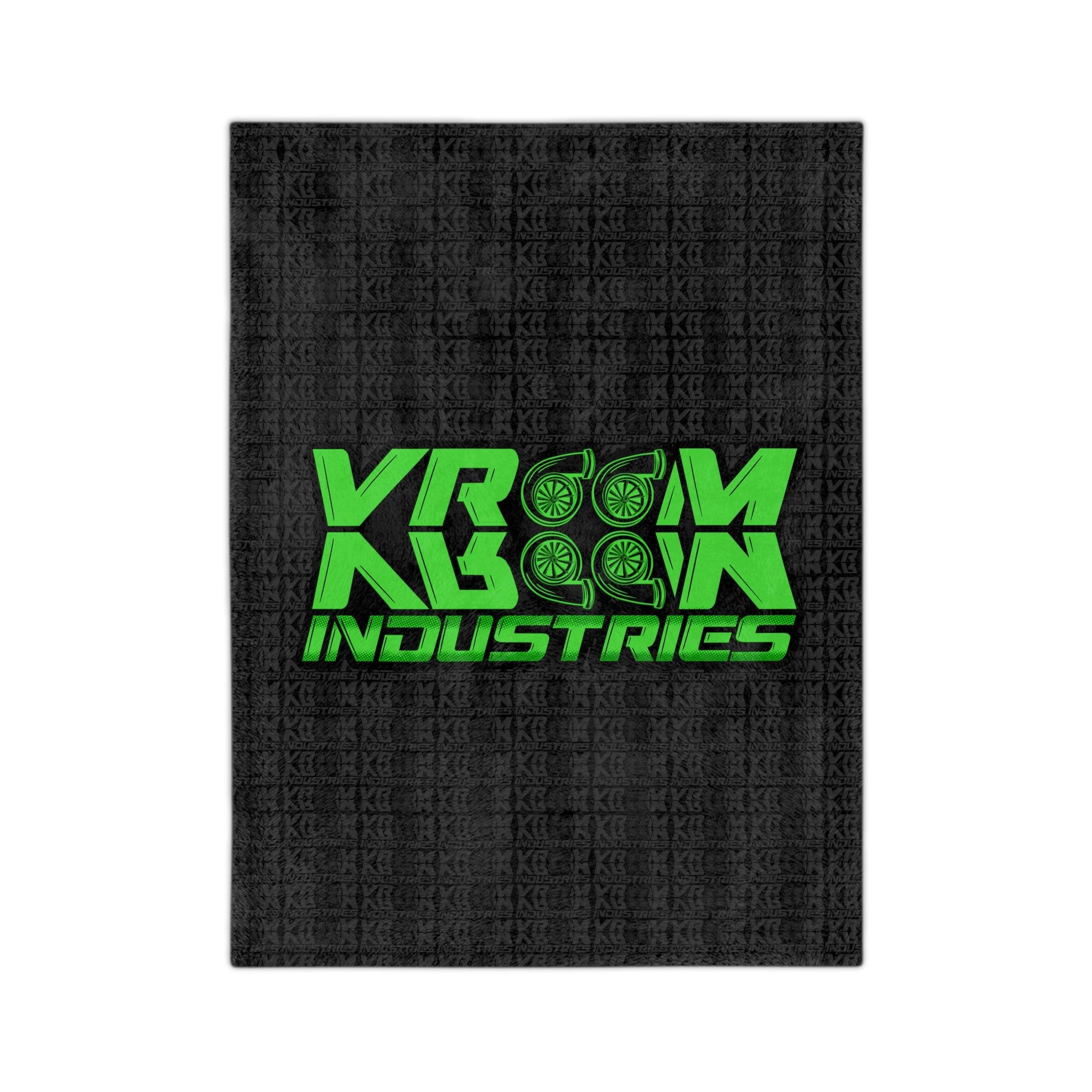 VroomVroom • Green + Black • Microfiber Blanket