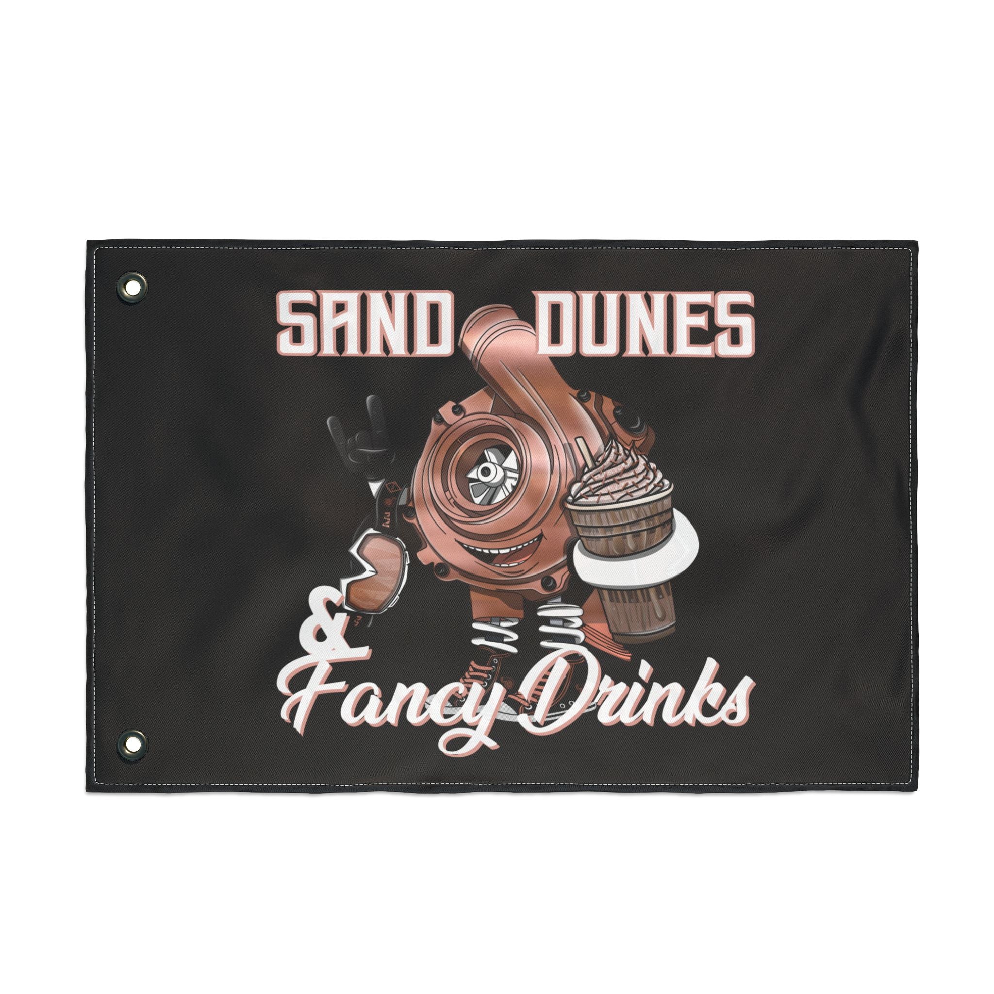 Sand Dunes & Fancy Drinks • Black (Same) Flag