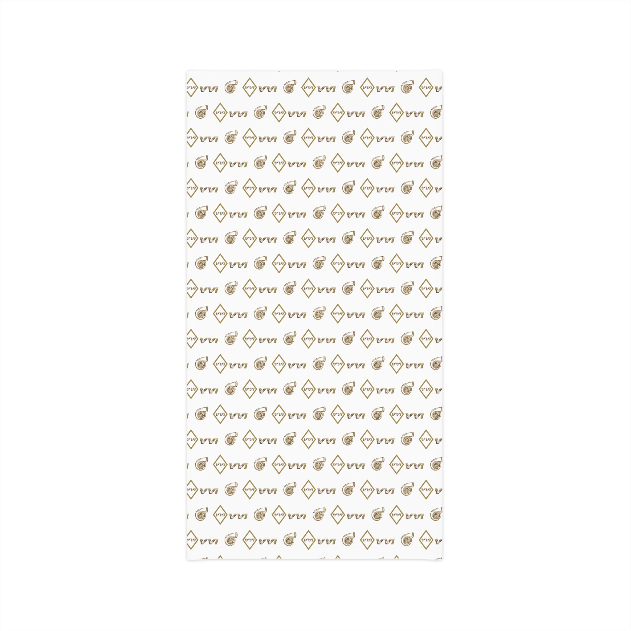 Diamonds & Gold VVI Neck Gator • White