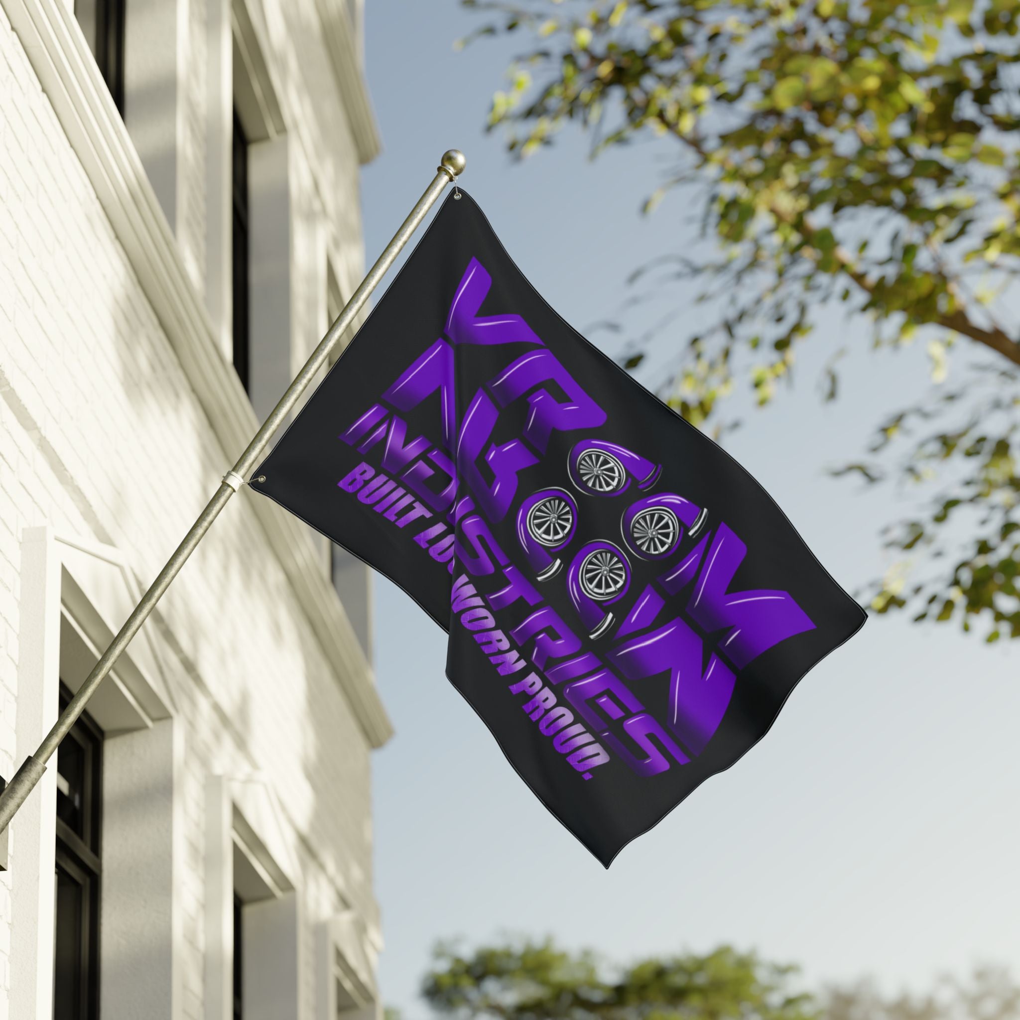 VroomVroom BLWP • Purple + Black (Same) Flag