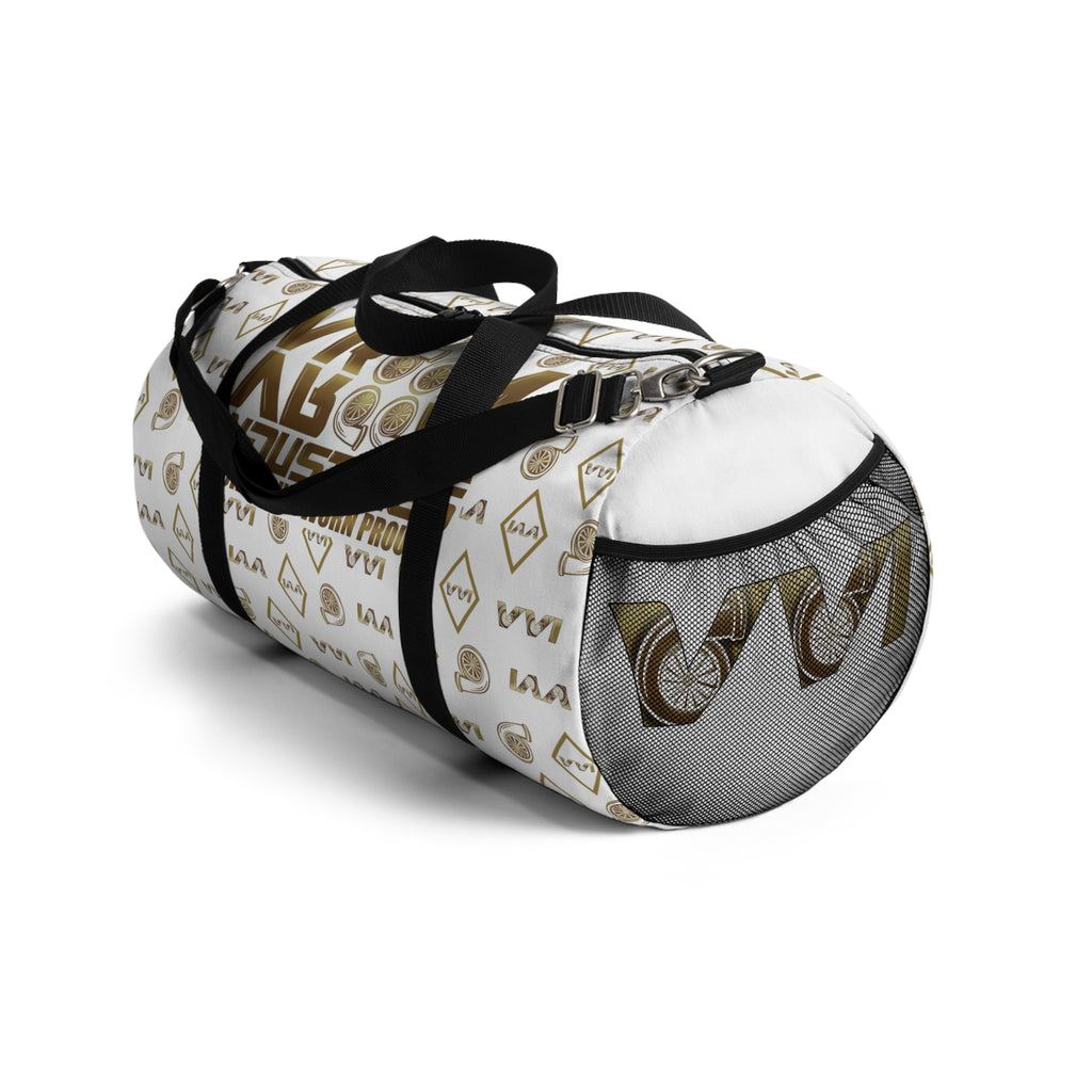 Diamonds & Gold VVI Duffle Bag • White