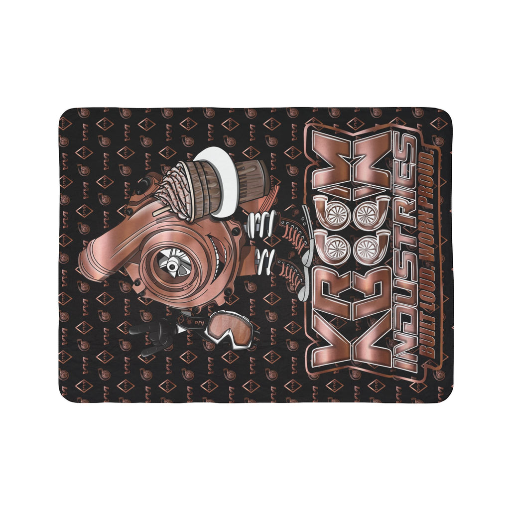 Sand Dunes & Fancy Drinks • Black & Rose Gold • Sherpa Blanket