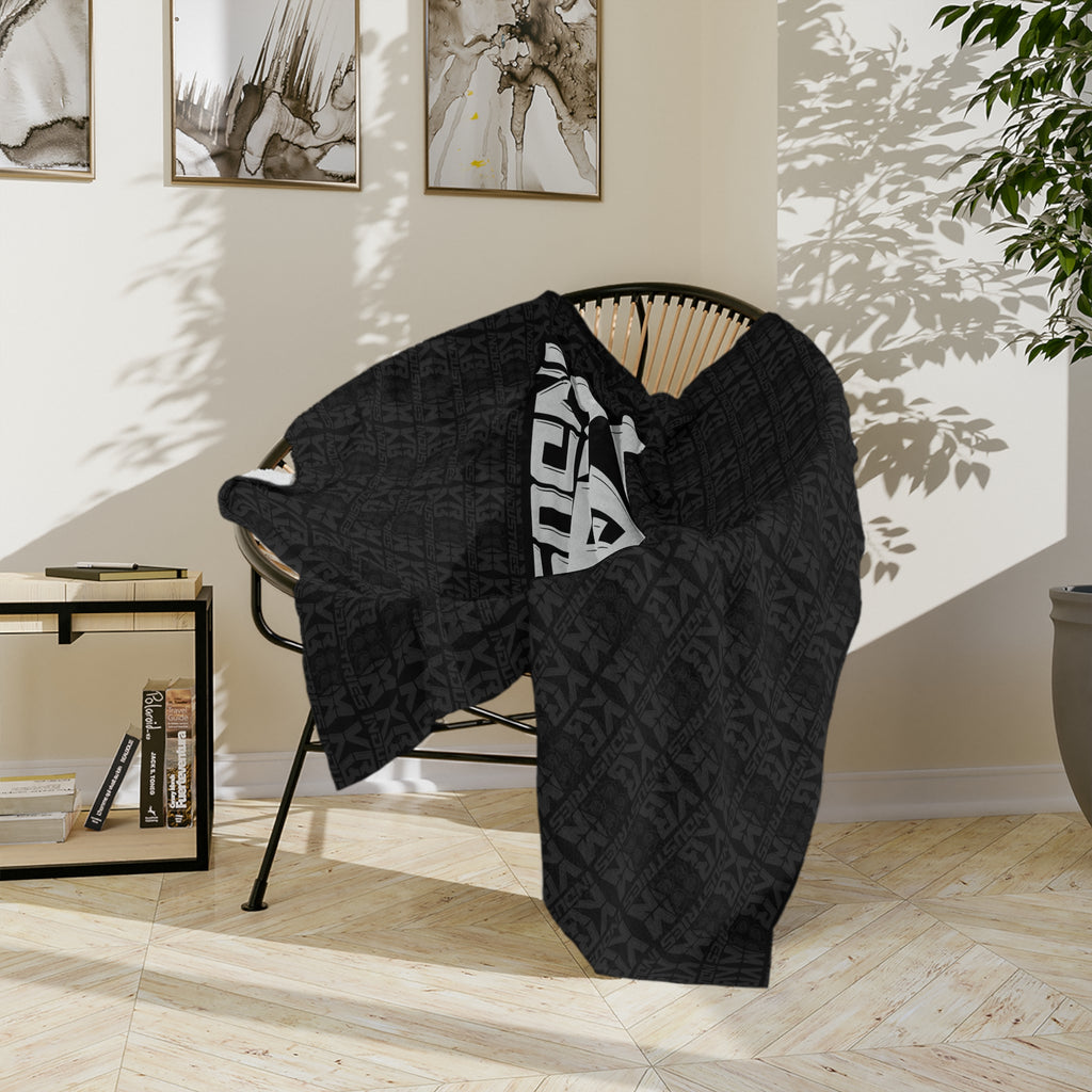 VroomVroom • Black & White • Microfiber Blanket