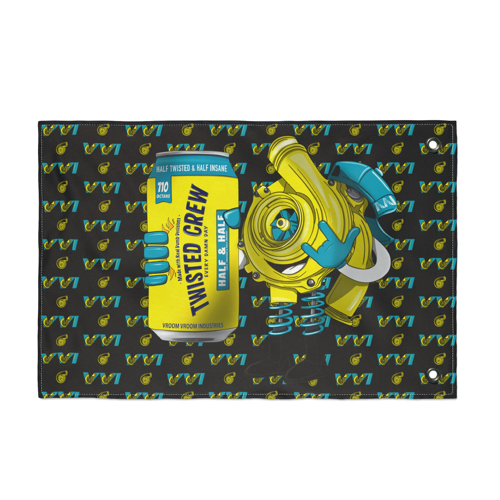 Twisted Crew + VVI Turbo Blue + Yellow (Same) Flag