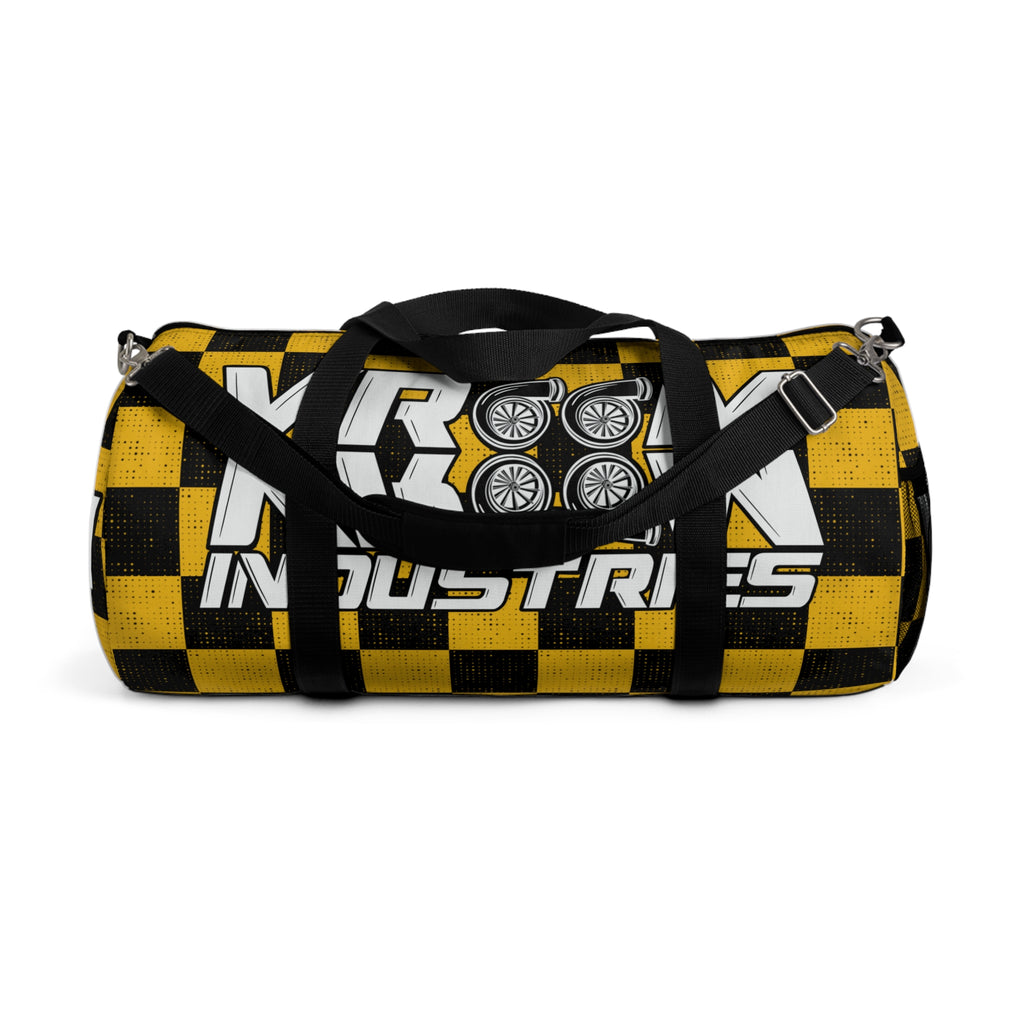 VroomVroom • Yellow & Black Checkered • Duffle Bag