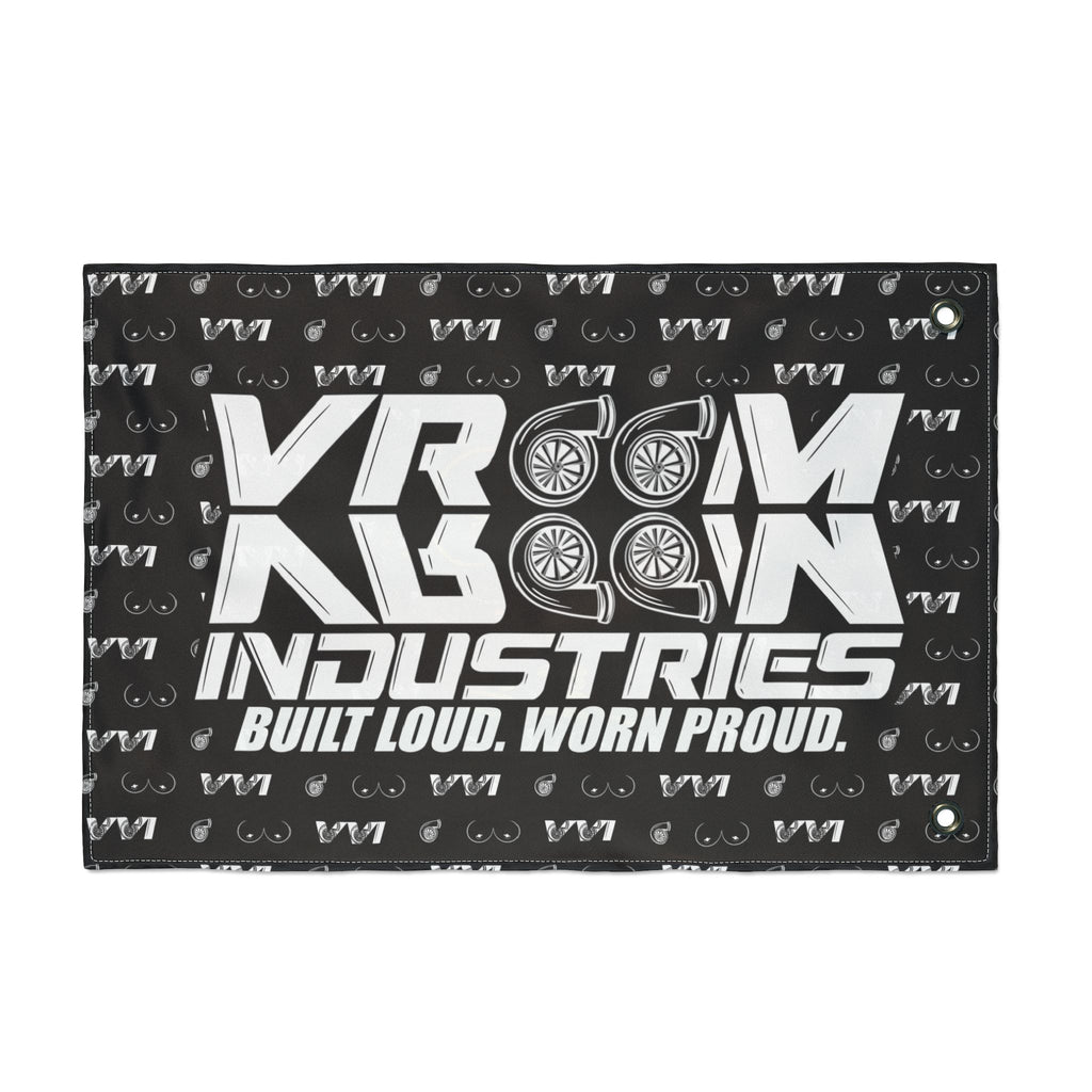 VroomVroom • Black Vroomie (Drivers Side) Flag