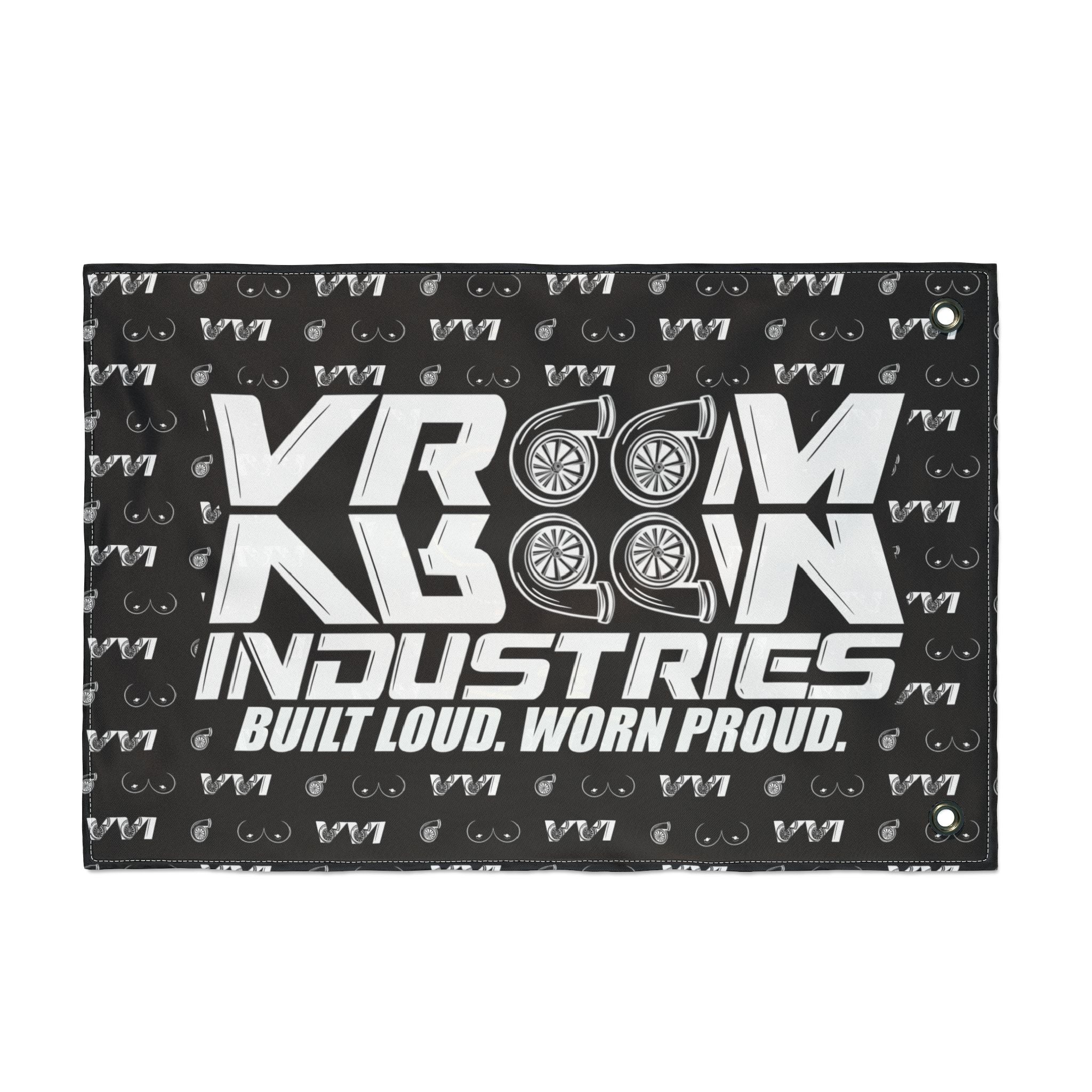 VroomVroom • Black Vroomie (Drivers Side) Flag