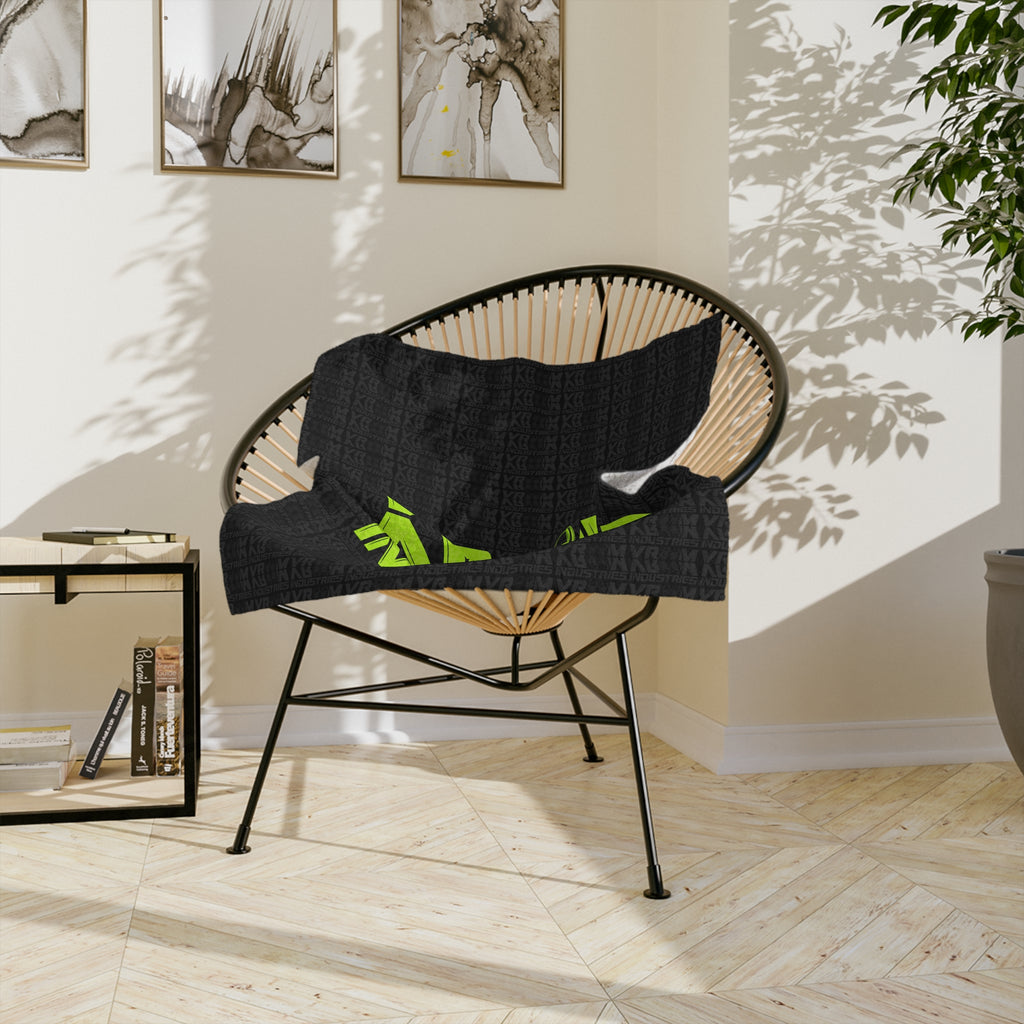 VroomVroom • Yellow-Green • Microfiber Blanket