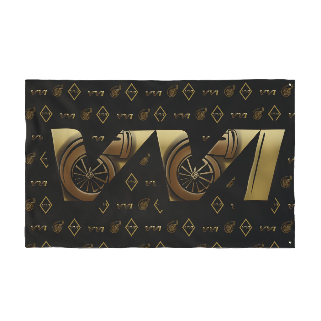 VVI • Diamonds & Gold + Black  (Same) Flag