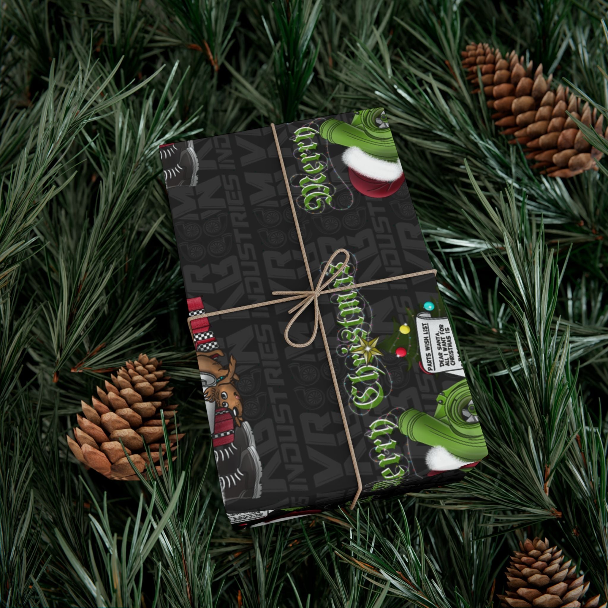 Vroomie SxS Christmas Wrapping Paper