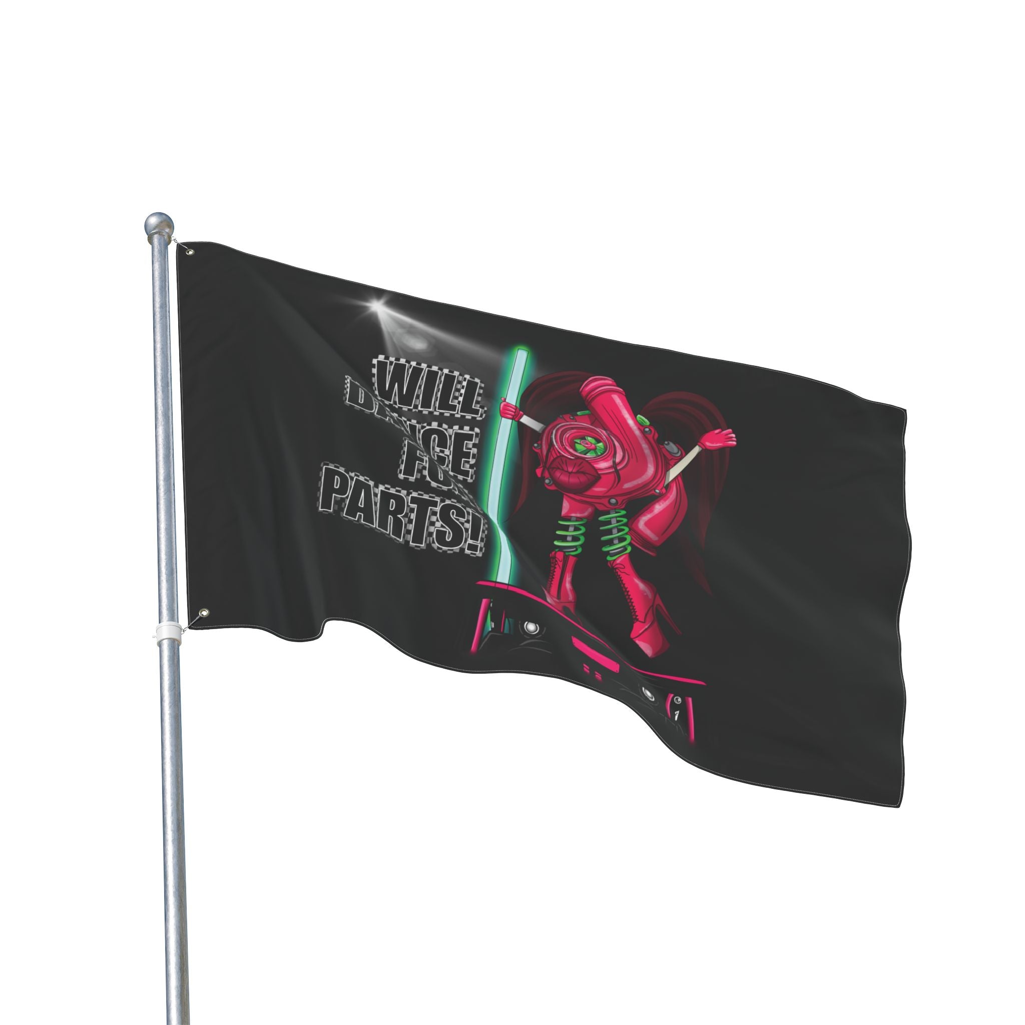 Will Dance For Parts Flag (Same)