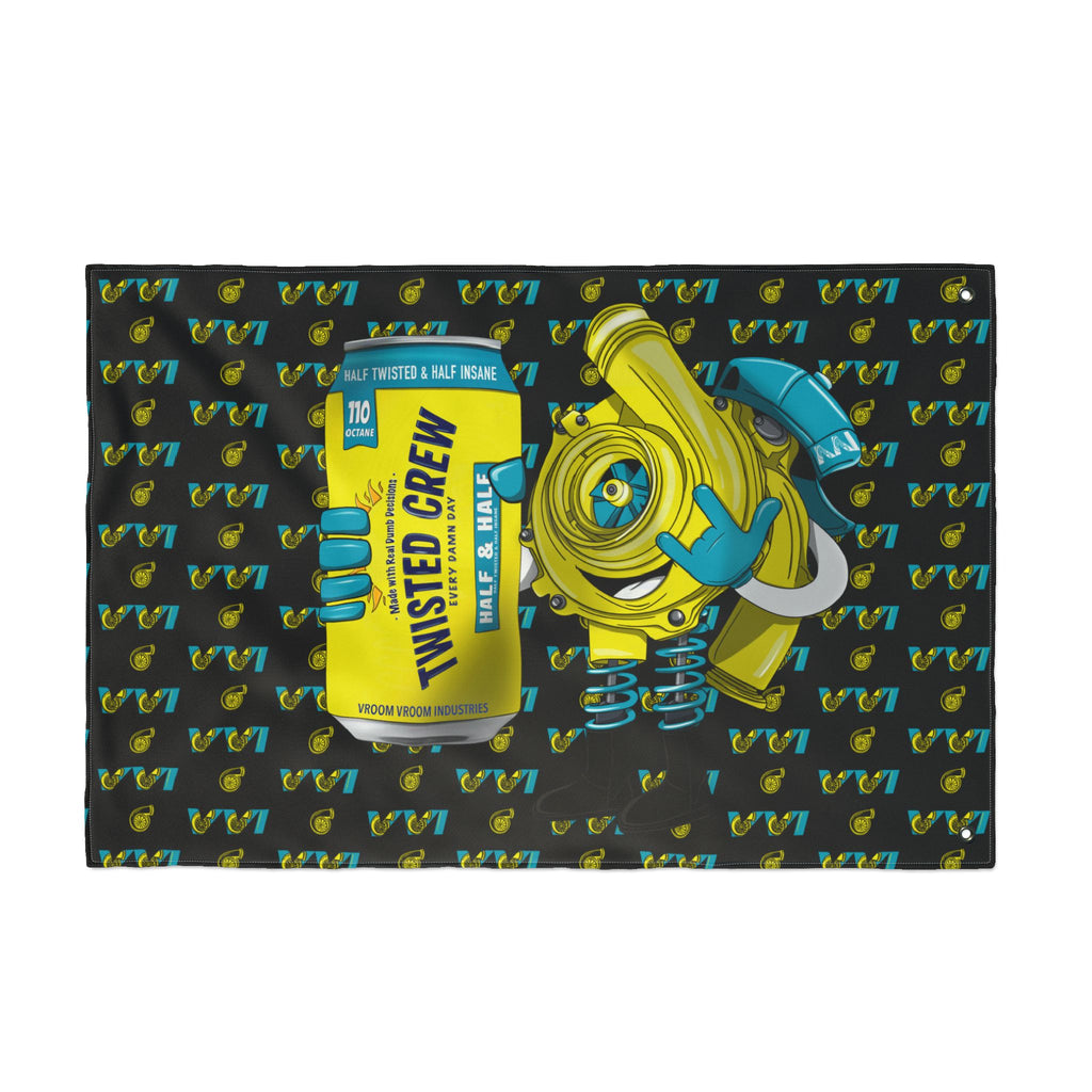 Twisted Crew + VVI Turbo Blue + Yellow (Same) Flag