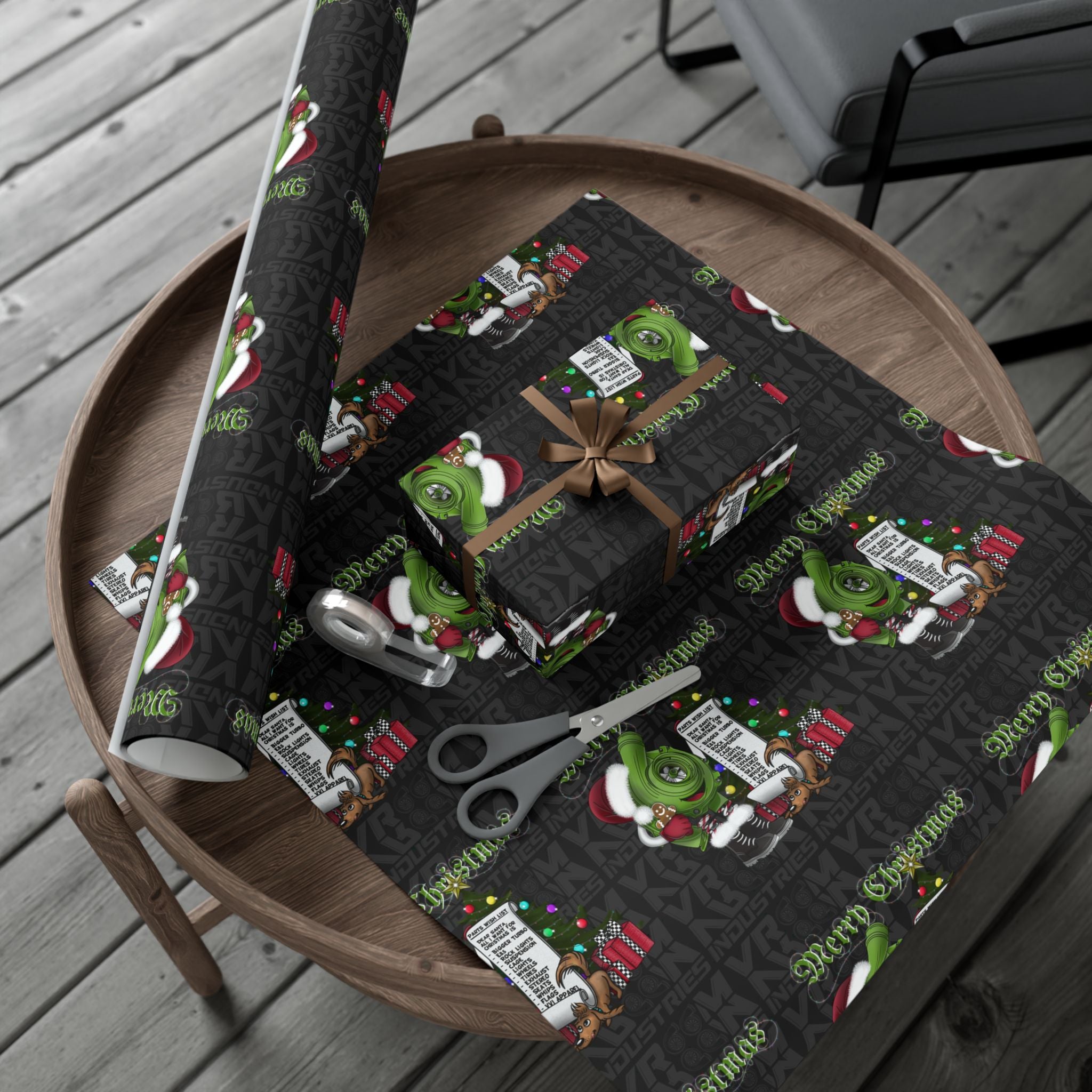 Vroomie SxS Christmas Wrapping Paper