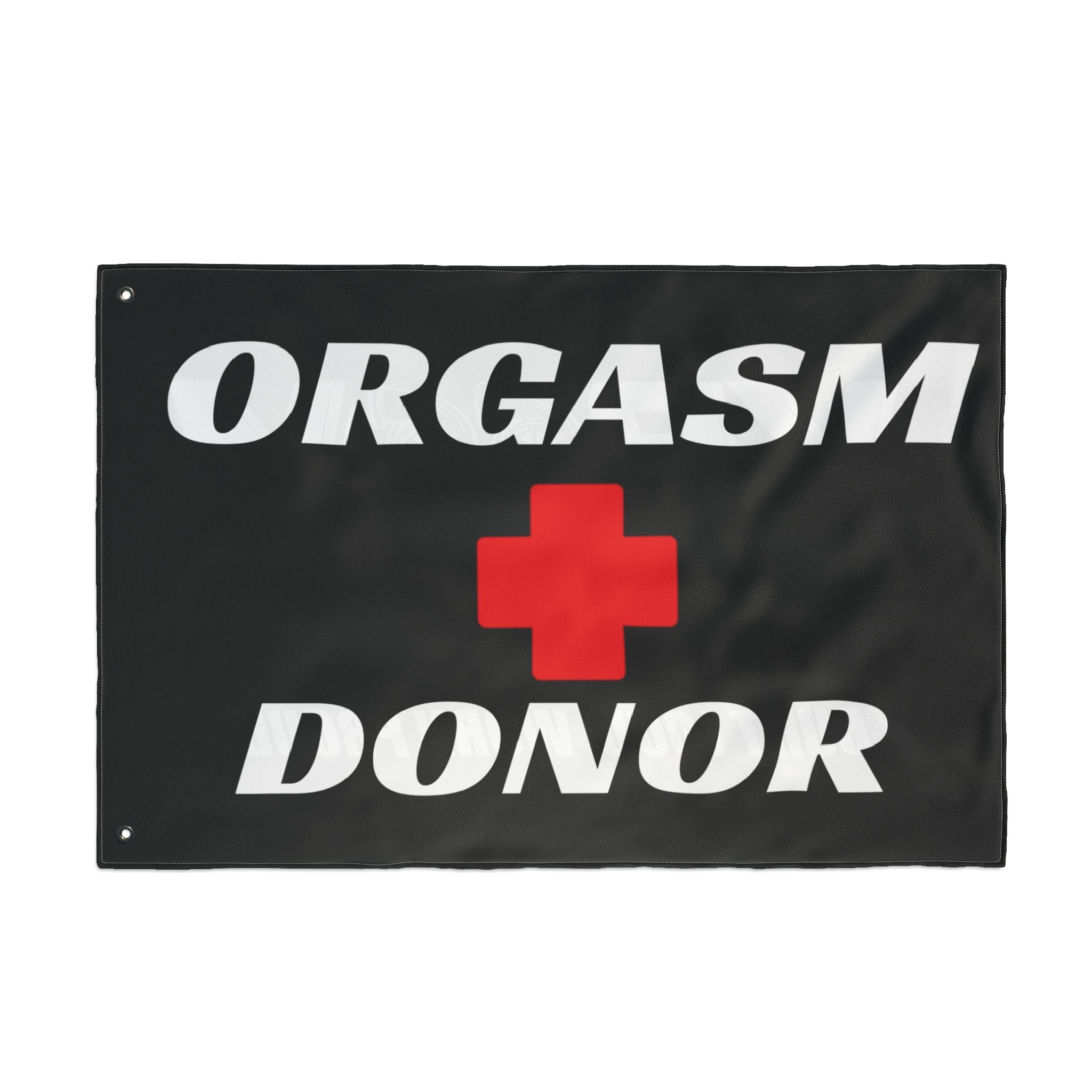 Orgasm Donor + VroomVroom BLWP (Drivers Side) Flag