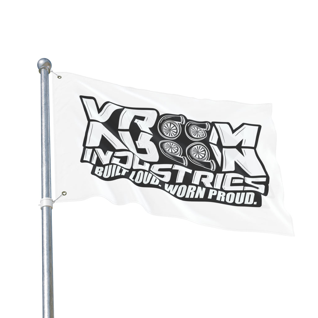 VroomVroom BLWP • Black + White (Same) Flag