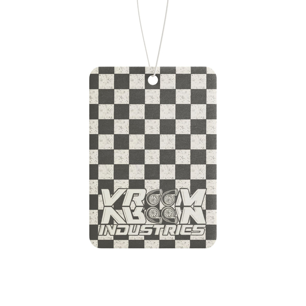 VroomVroom • Black & White Checkered • Air Freshener
