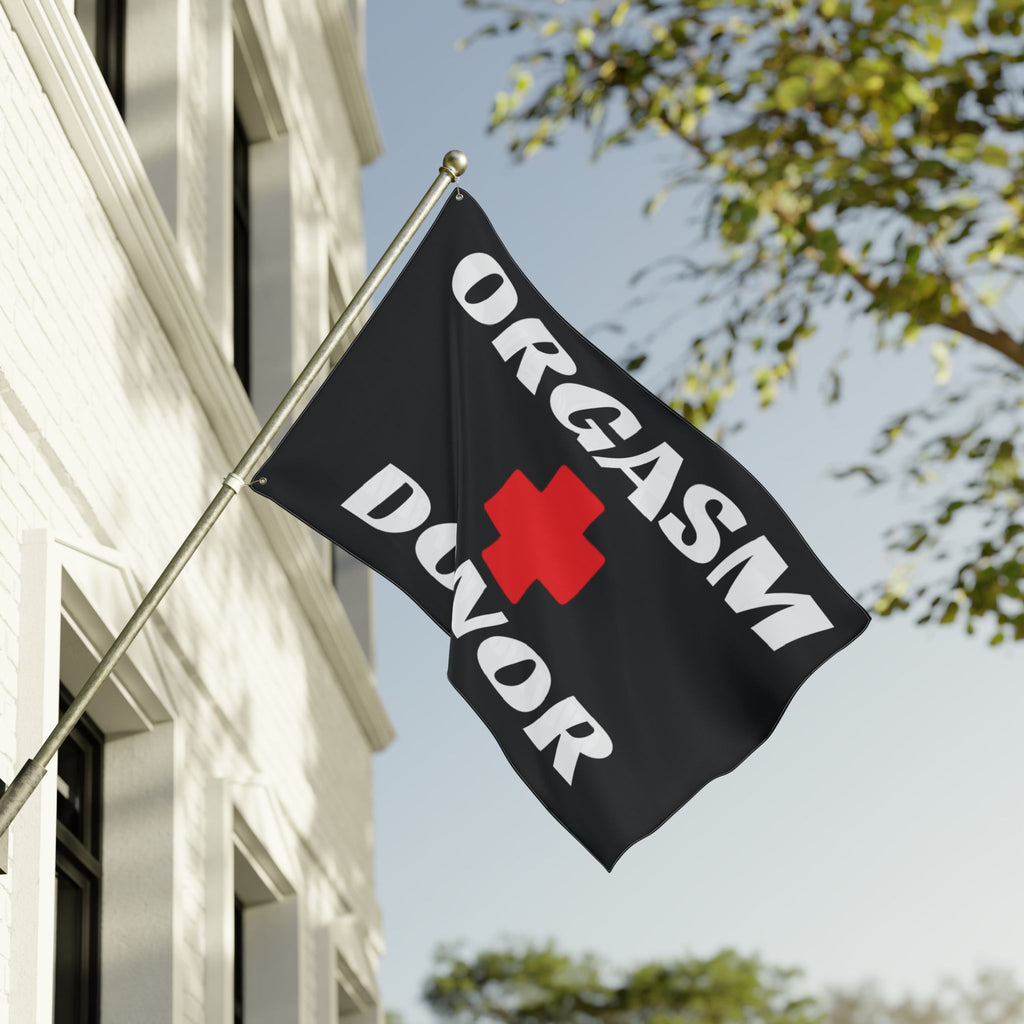 Orgasm Donor + VroomVroom BLWP (Drivers Side) Flag