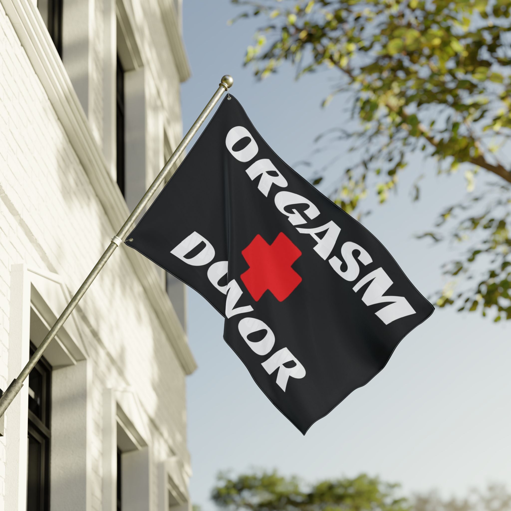 Orgasm Donor + VroomVroom BLWP (Drivers Side) Flag