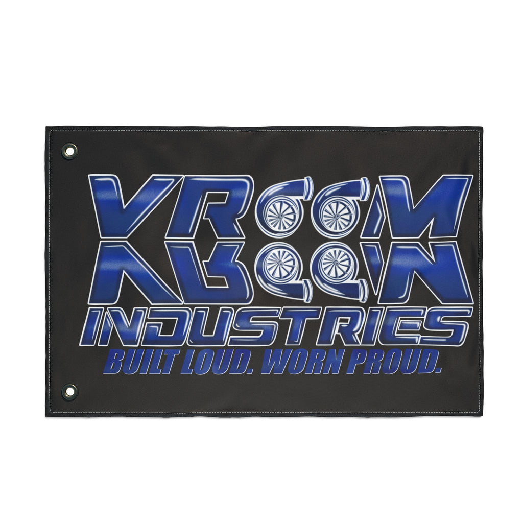 VroomVroom BLWP • Blue + White + Black (Same) Flag