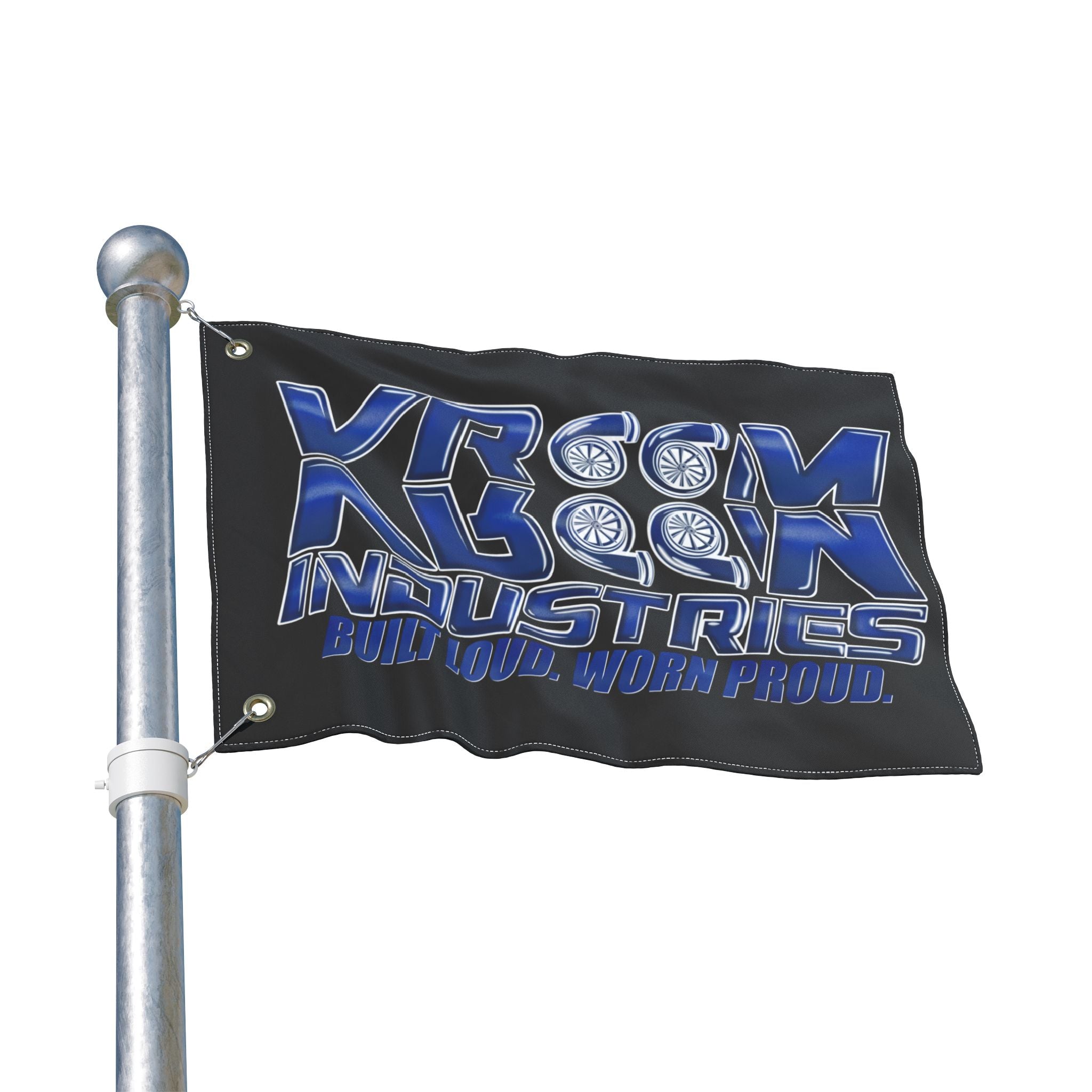 VroomVroom BLWP • Blue + White + Black (Same) Flag