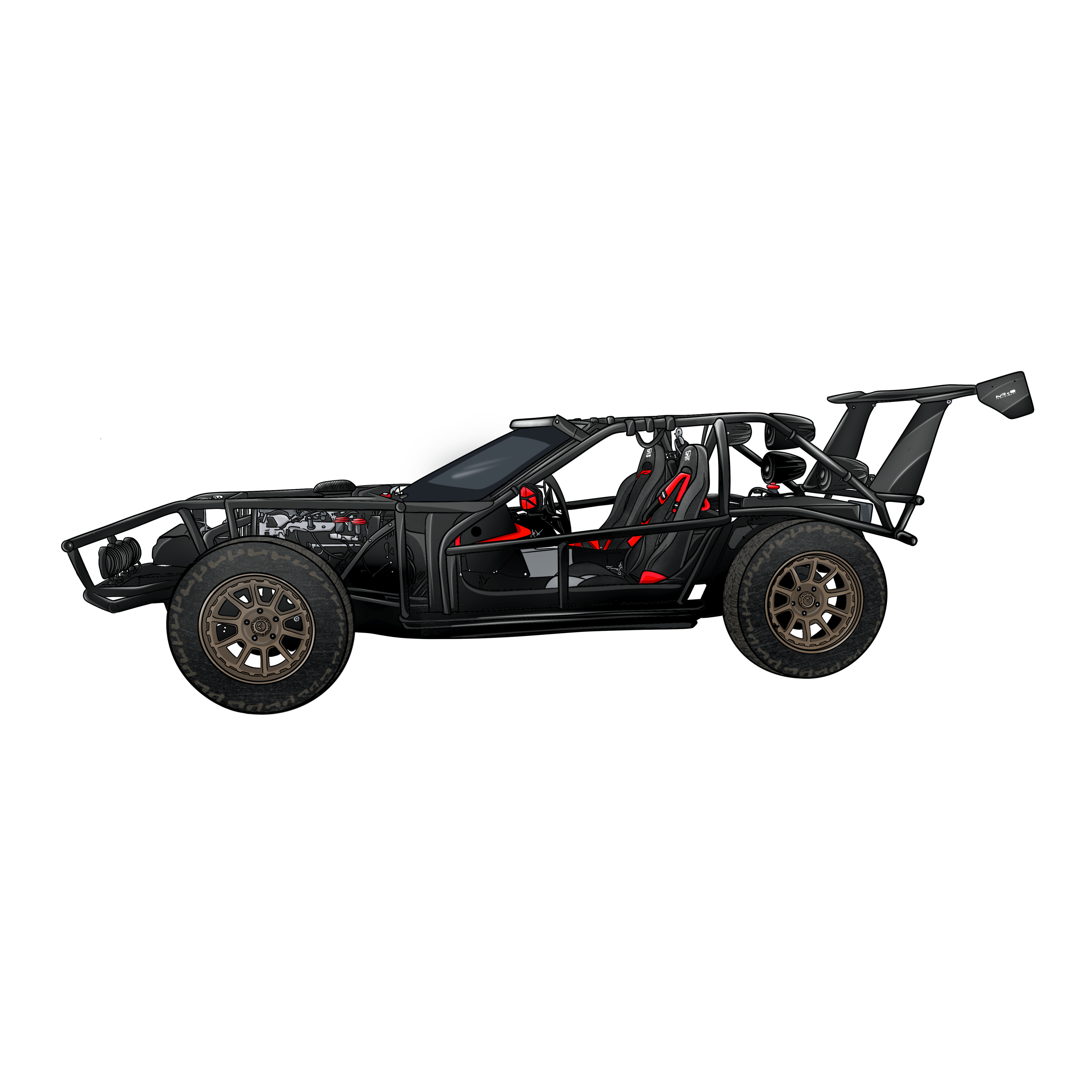 Digital Motorsport Illustration