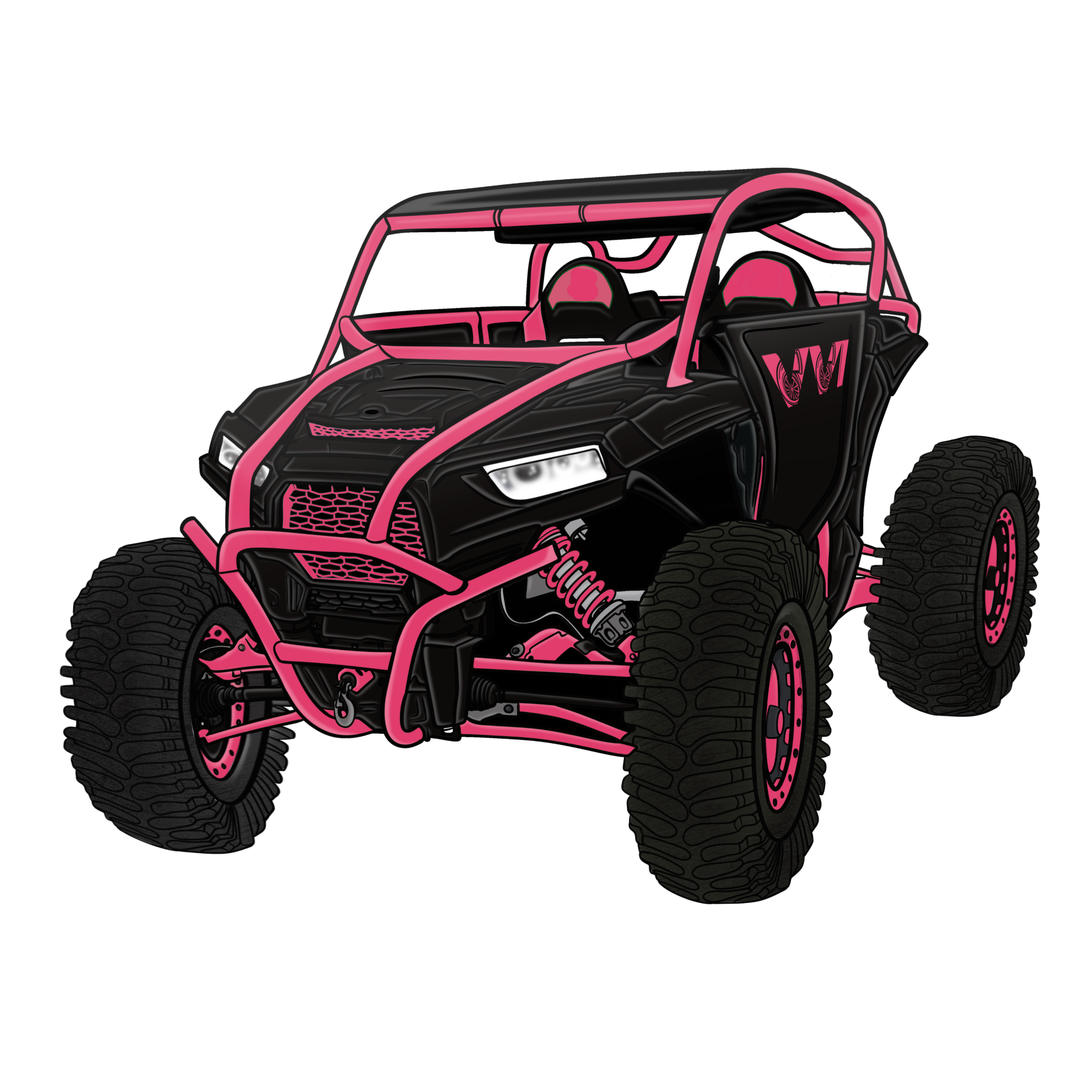 Digital Motorsport Illustration