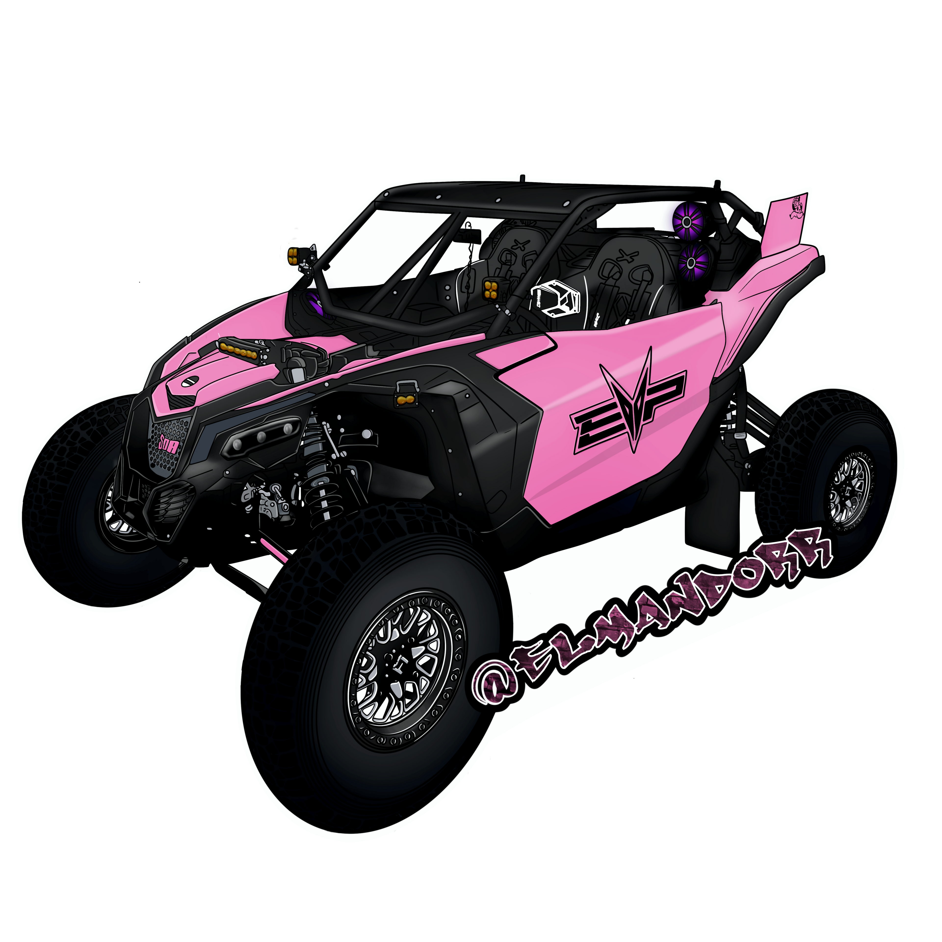 Digital Motorsport Illustration
