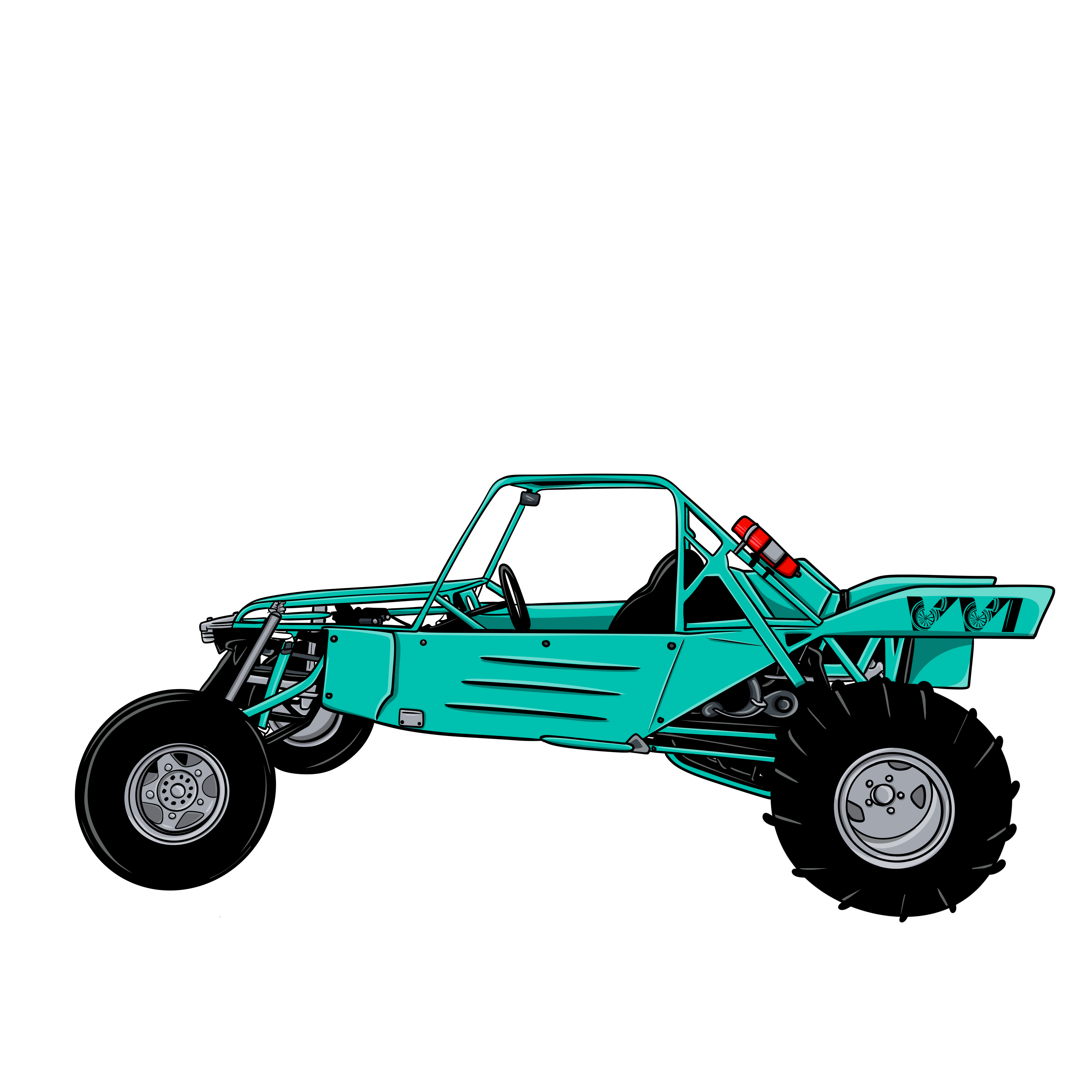 Digital Motorsport Illustration