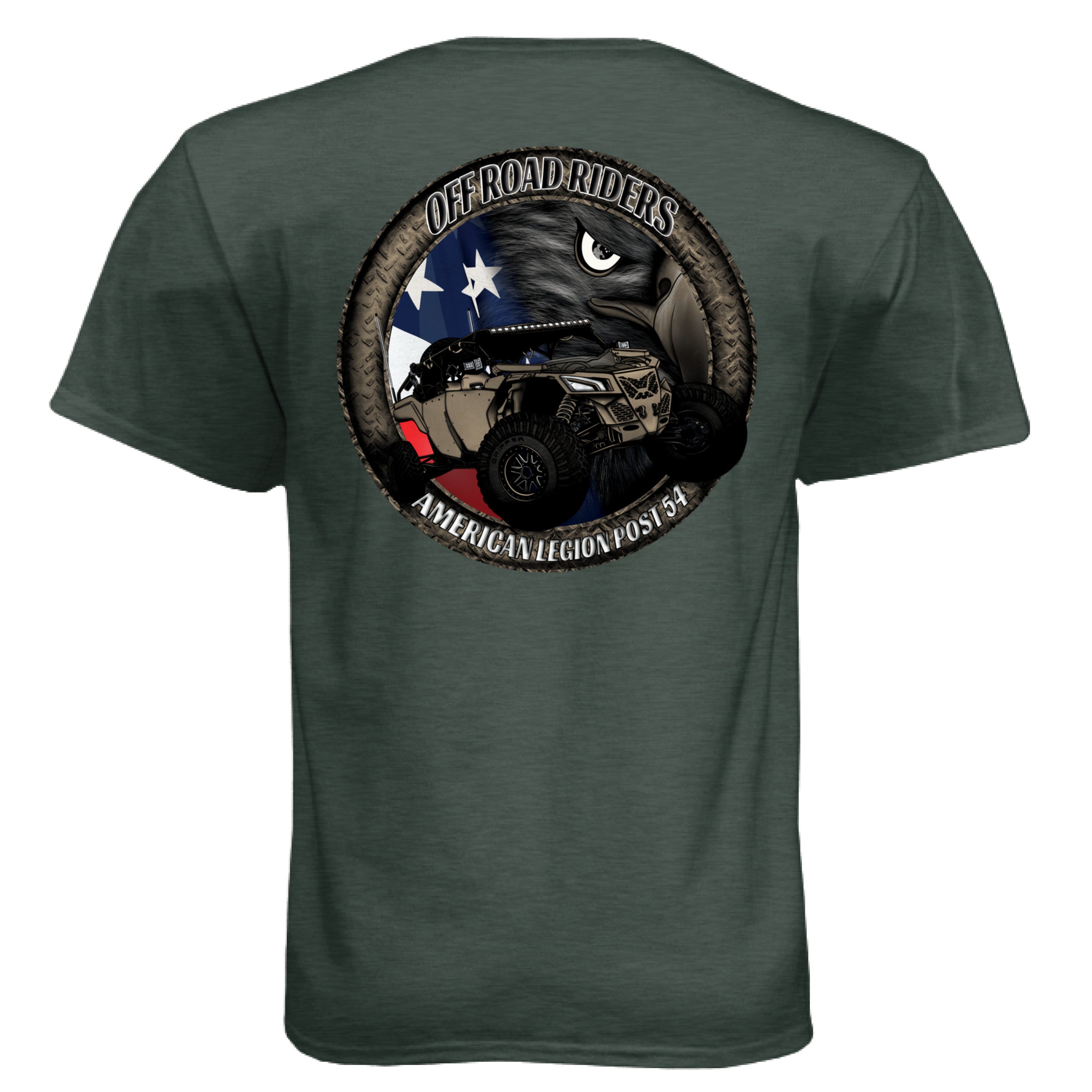 Heather Forest Green - BACK