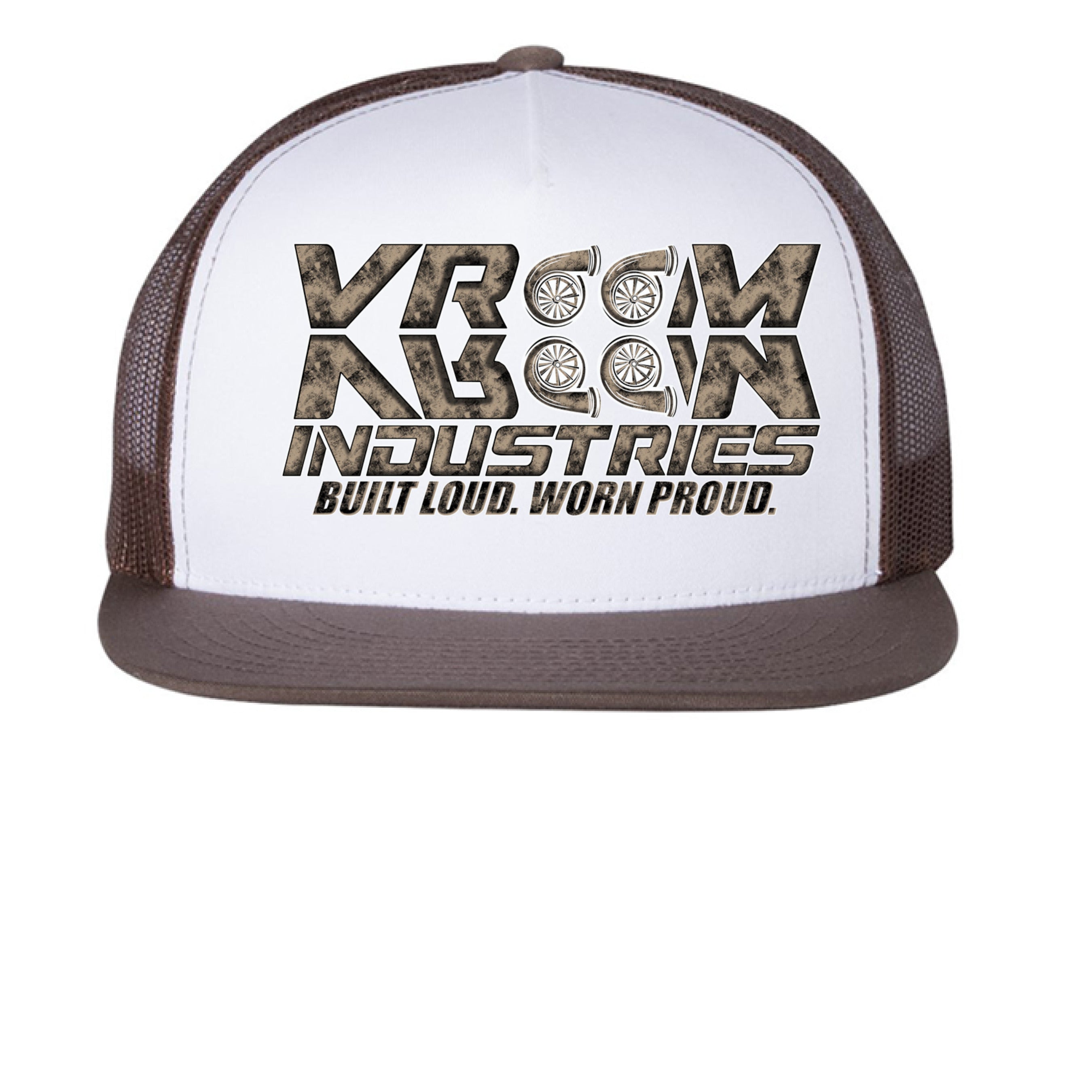 Brown/ White/ Brown - FRONT