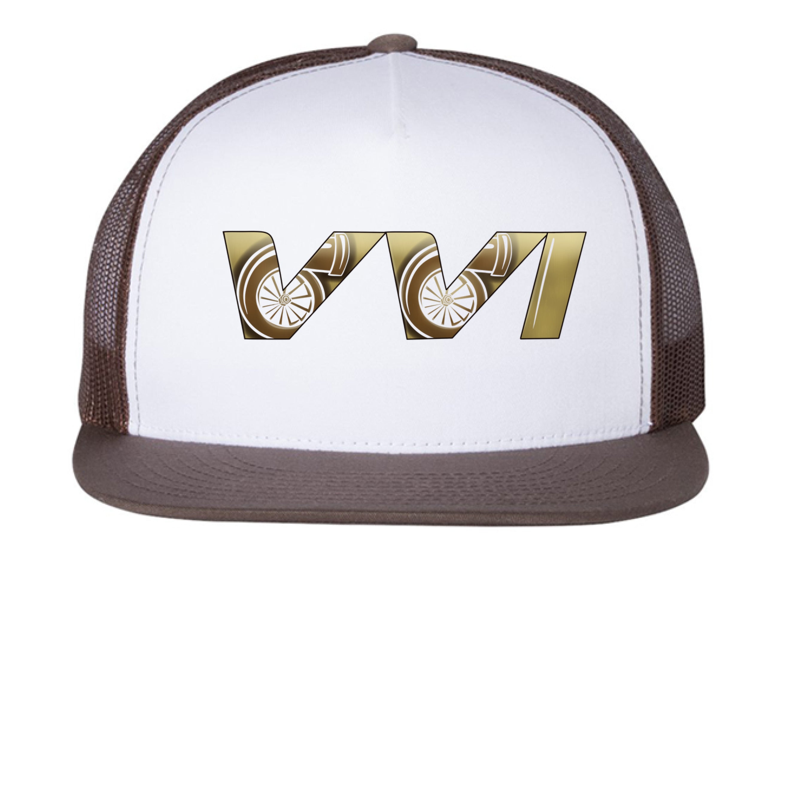 Brown/ White/ Brown - FRONT